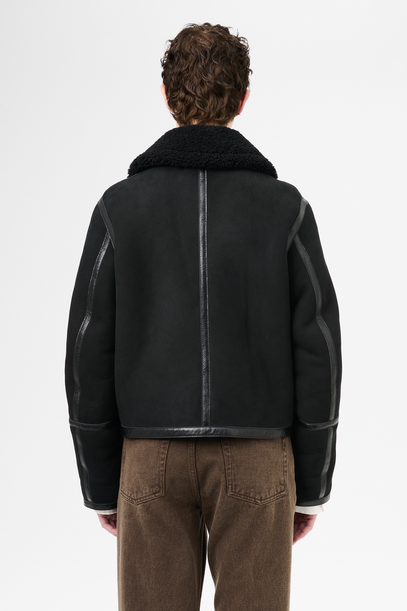 Pilot Jacket Black Shearling - 6