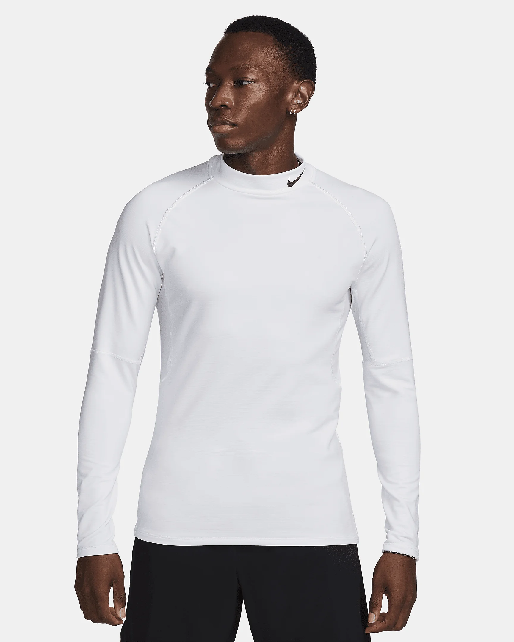 Nike Pro Men's Dri-FIT Warm Long-Sleeve Fitness Mock - 1