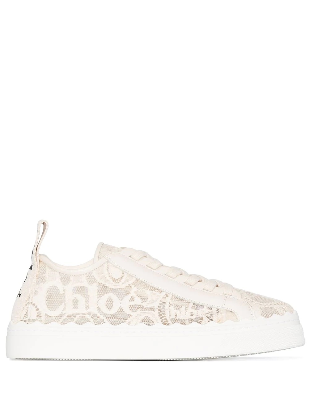 Lauren lace-detail sneakers - 1