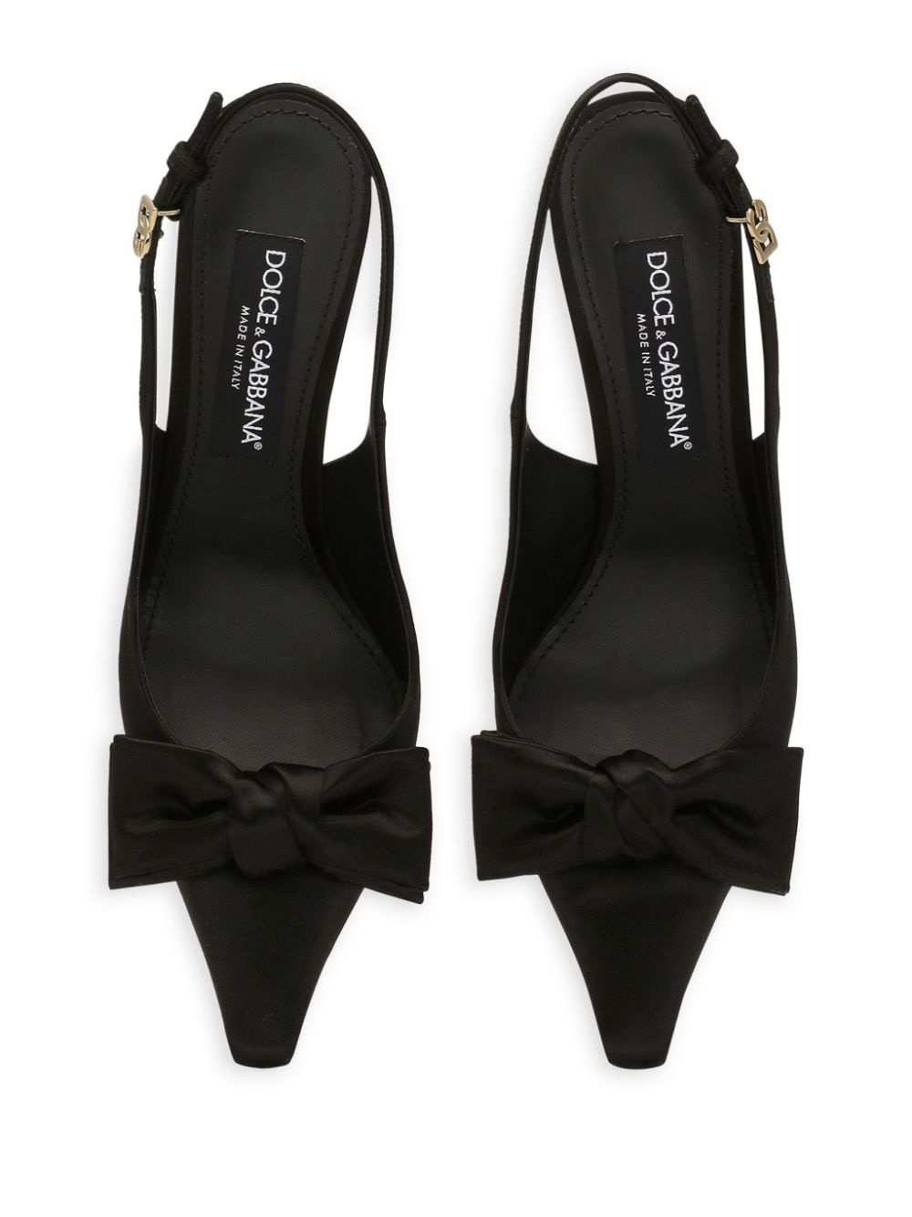 105mm bow-detailing silngback pumps - 4