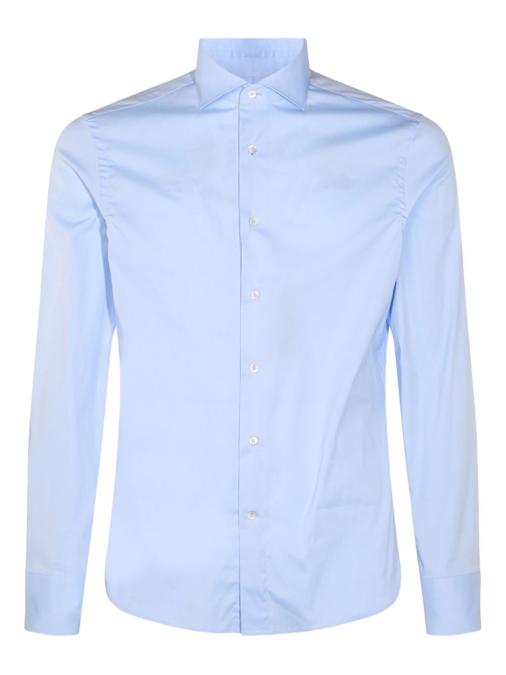 long-sleeve button-fastening shirt - 1