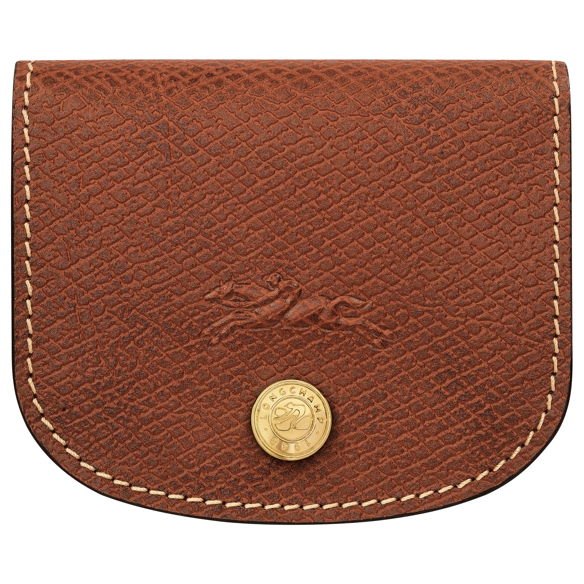 Épure Card holder Brown - Leather - 1