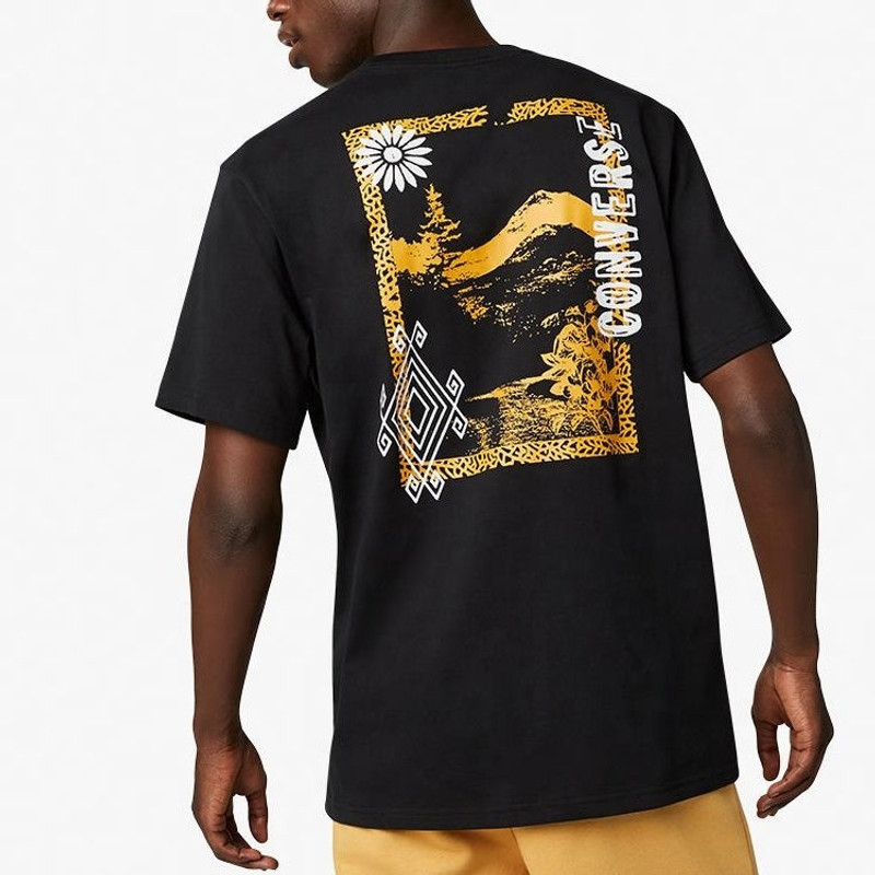 Converse Converse Applique Short-sleeve Tee Men Black 10019896-001 outlook