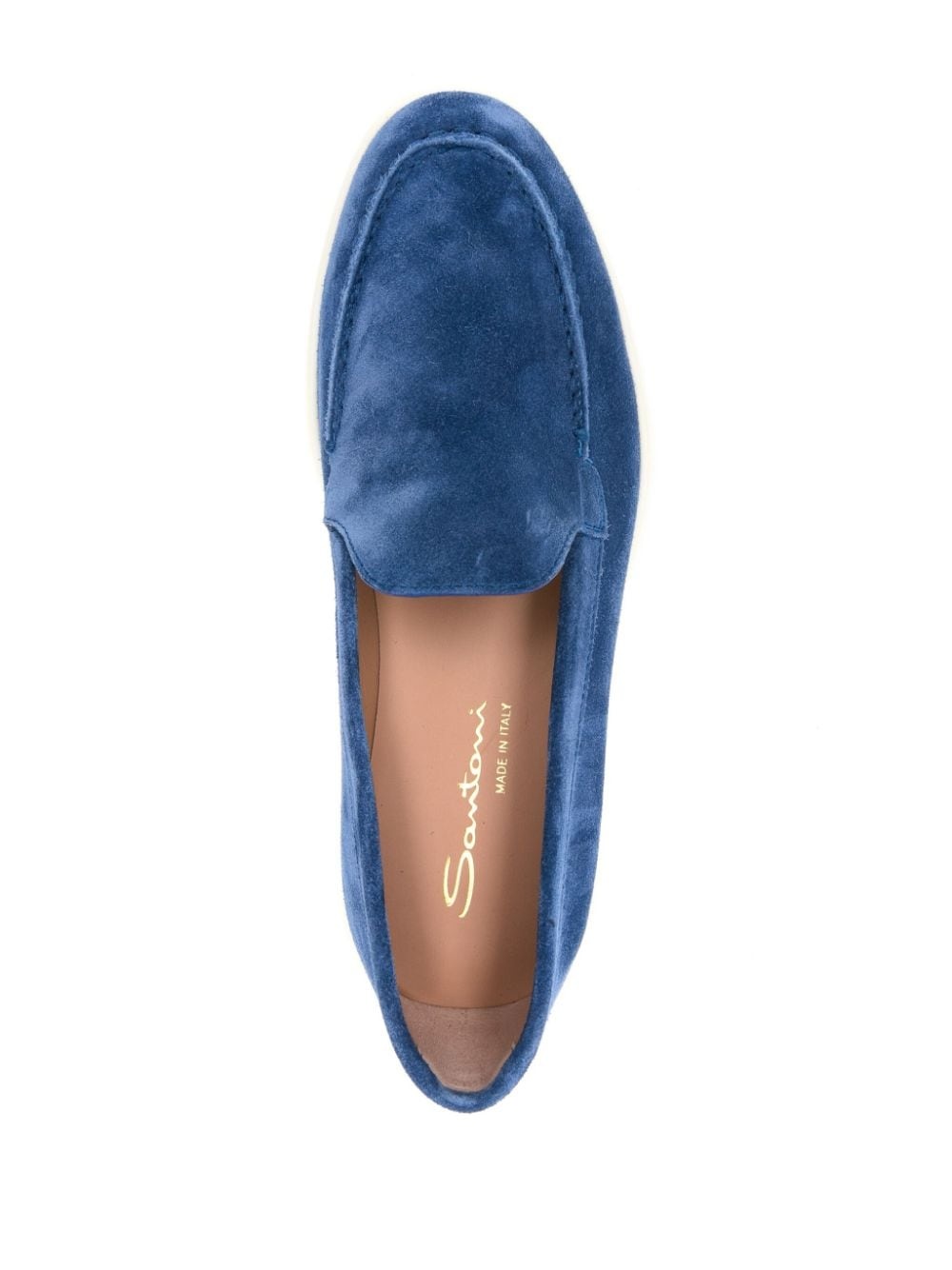 almond-toe suede loafers - 7