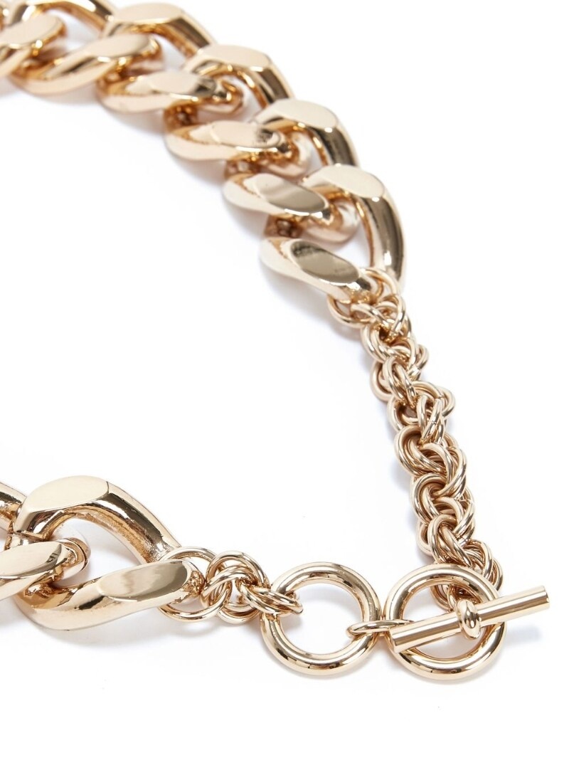 oversized chain-link necklace - 3
