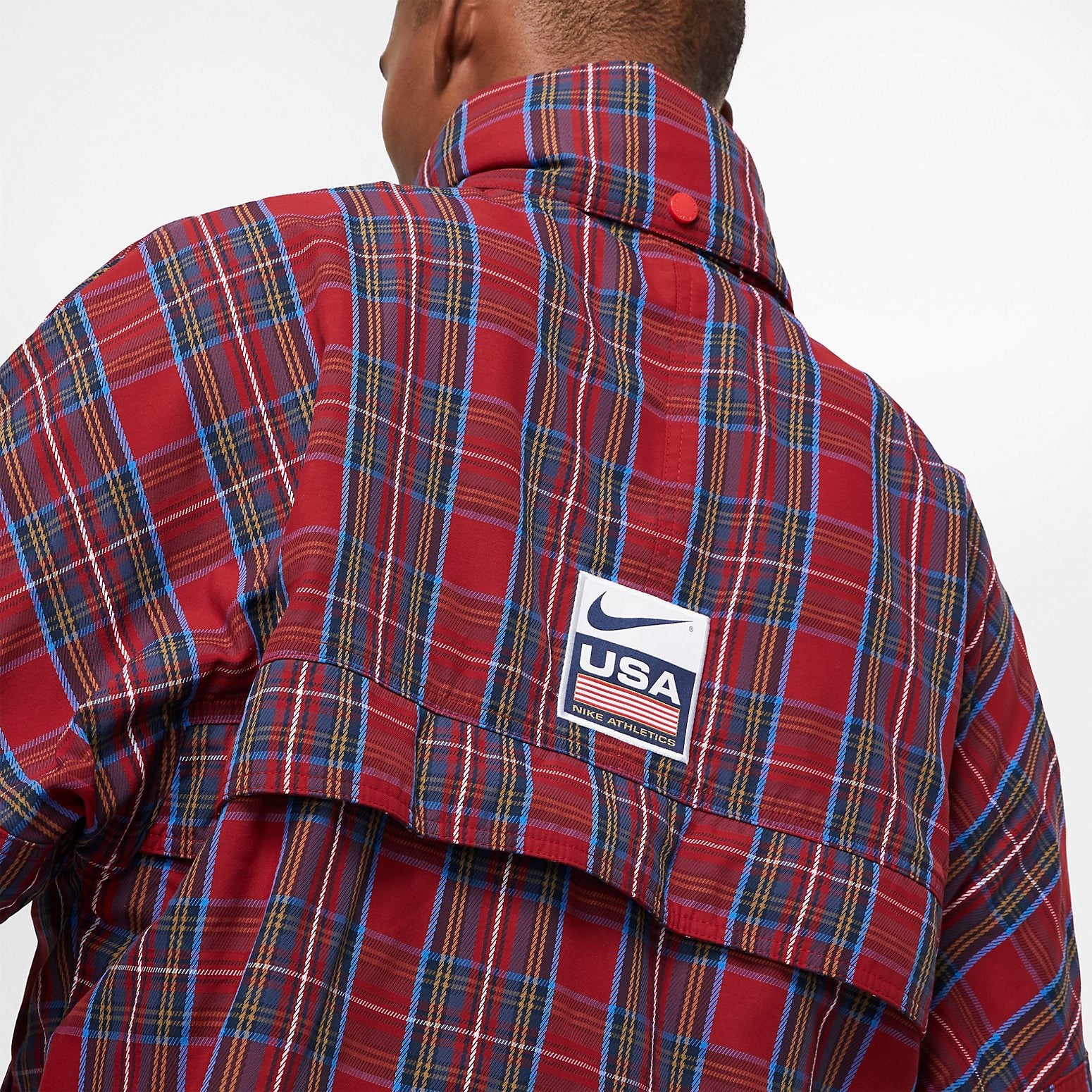 Nike plaid jacket 2025
