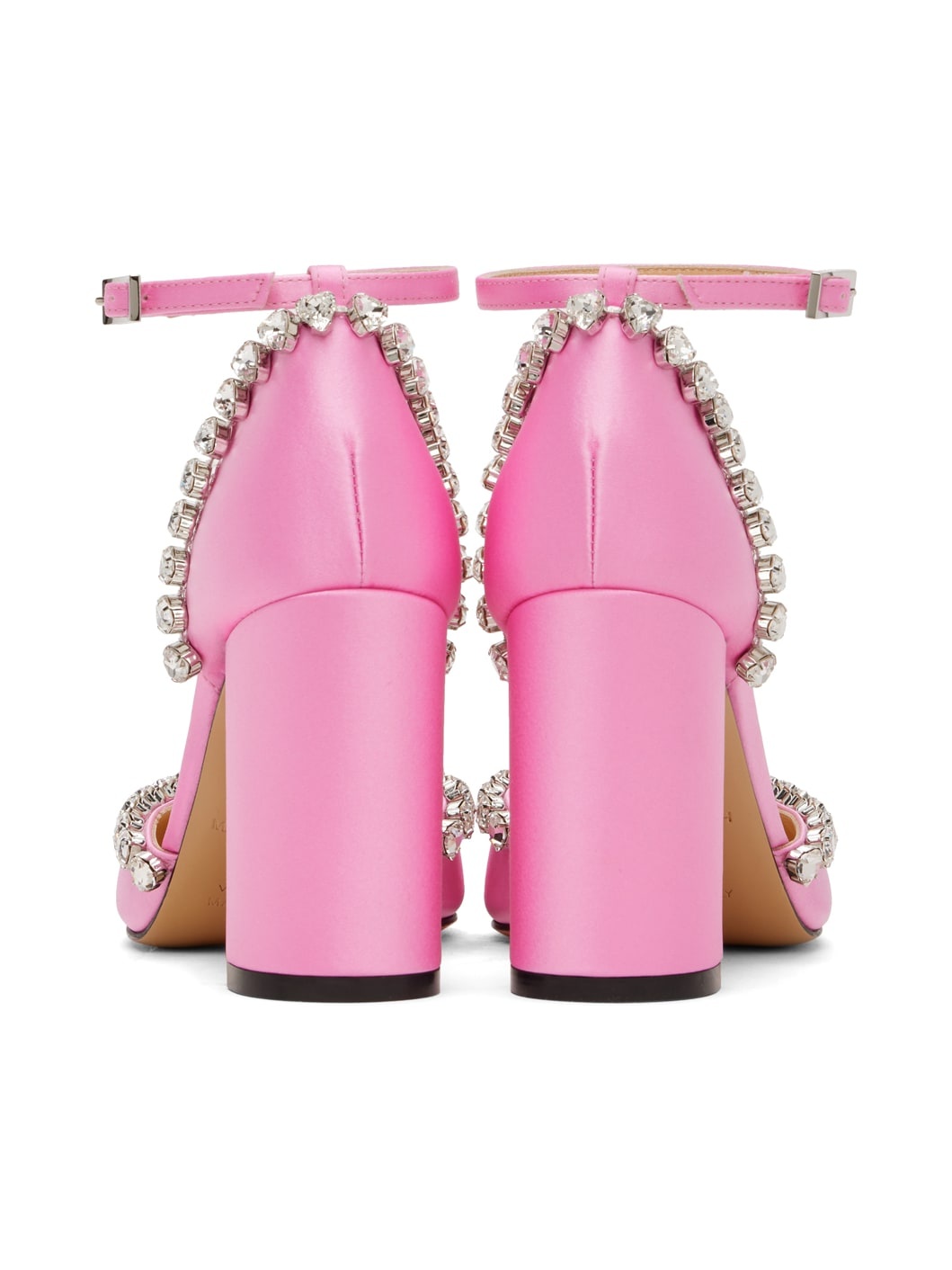 Pink Audrey Crystal 95 Heels - 2