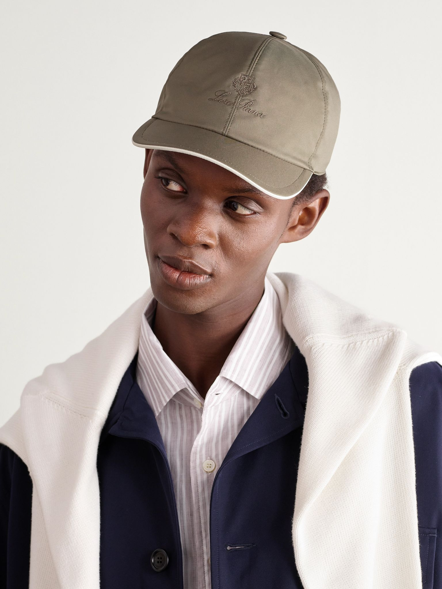 Logo-Embroidered Storm System® Shell Baseball Cap Beige - 2