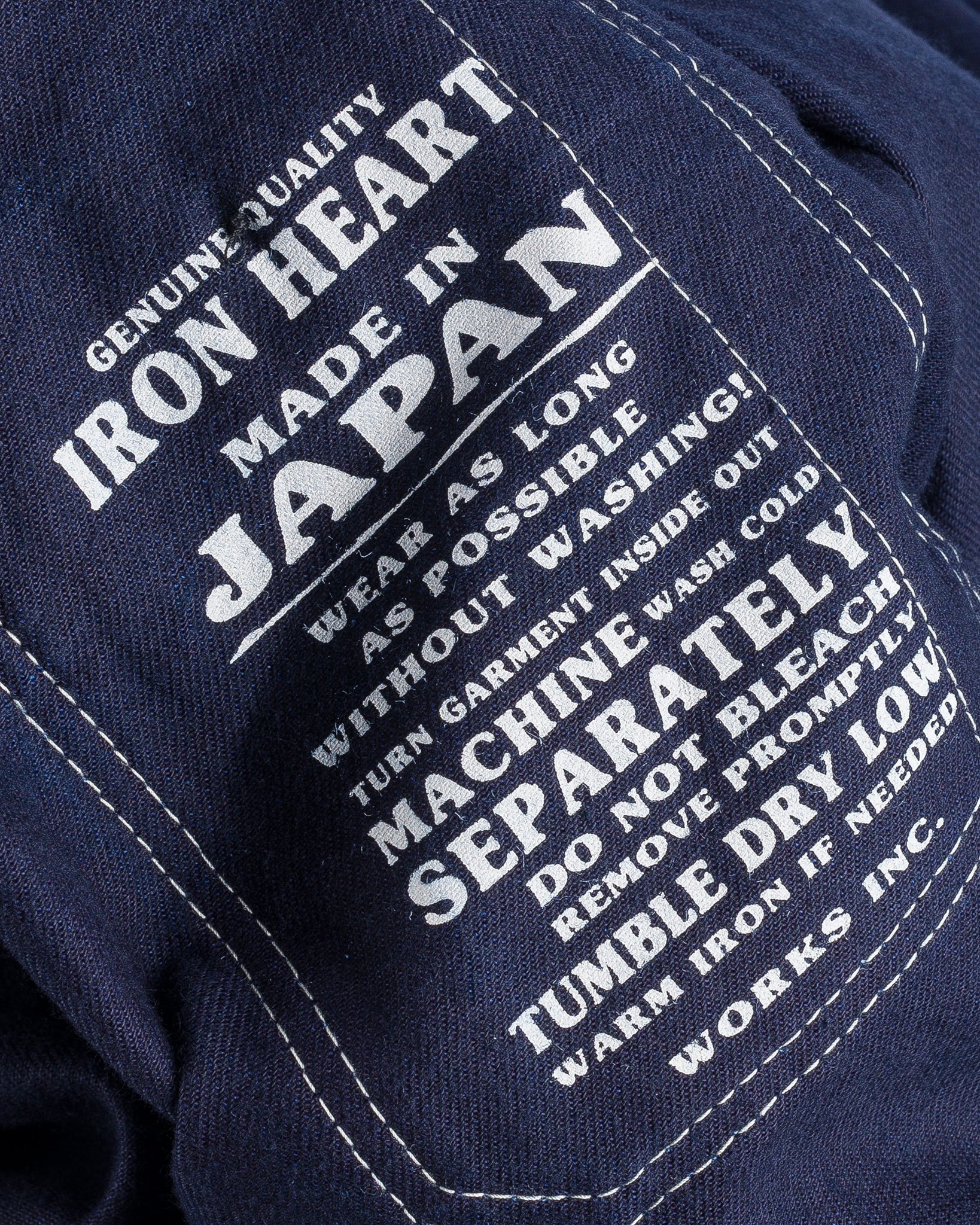 IHSH-266-IND 12oz Wabash Work Shirt - Indigo with Black Buttons - 16