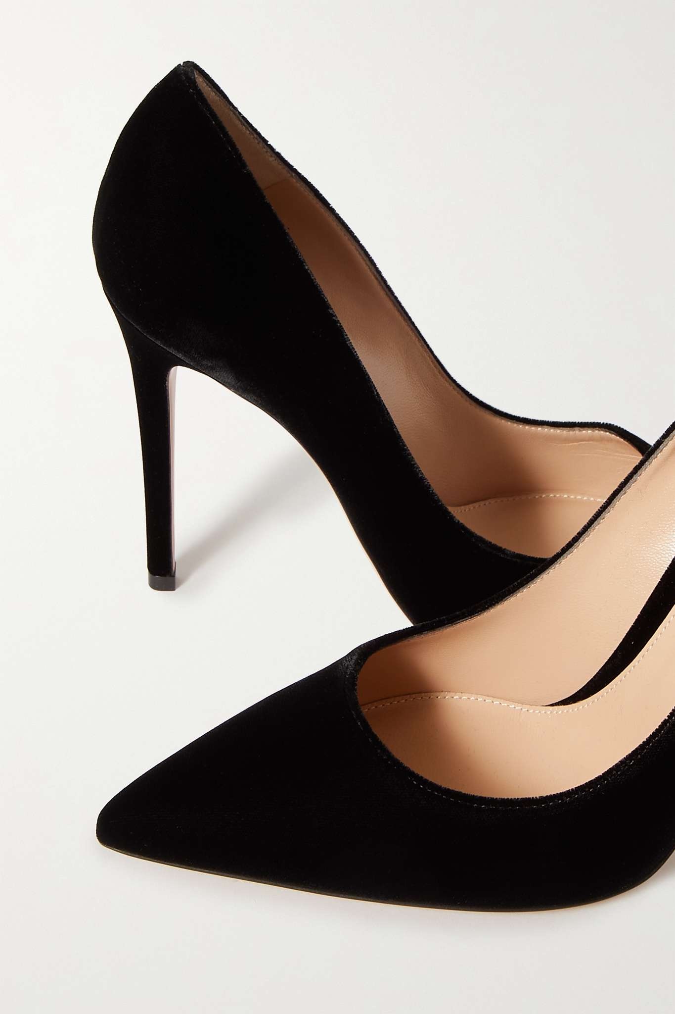 Gianvito 105 velvet pumps - 4