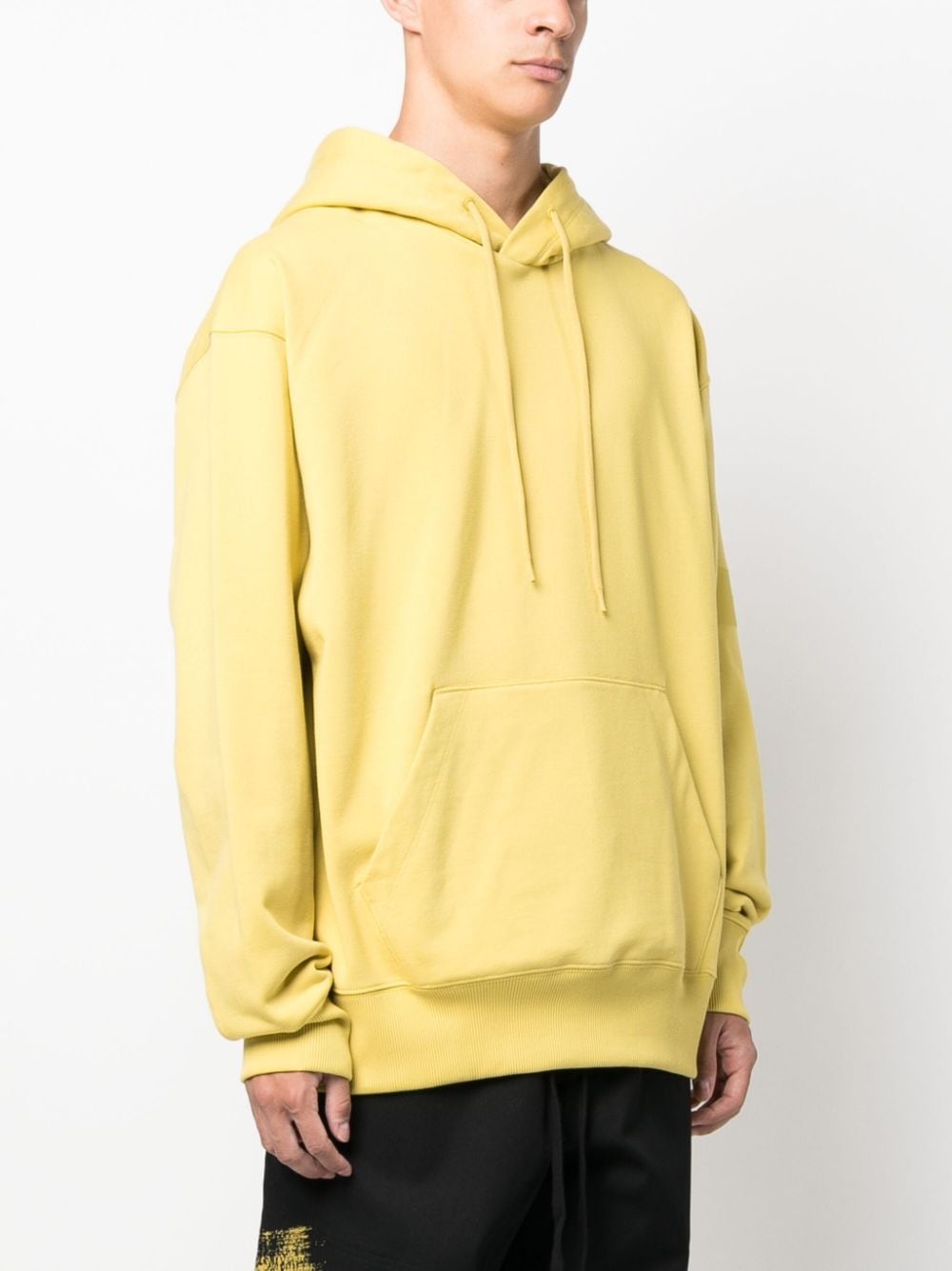 logo-print organic-cotton hoodie - 3