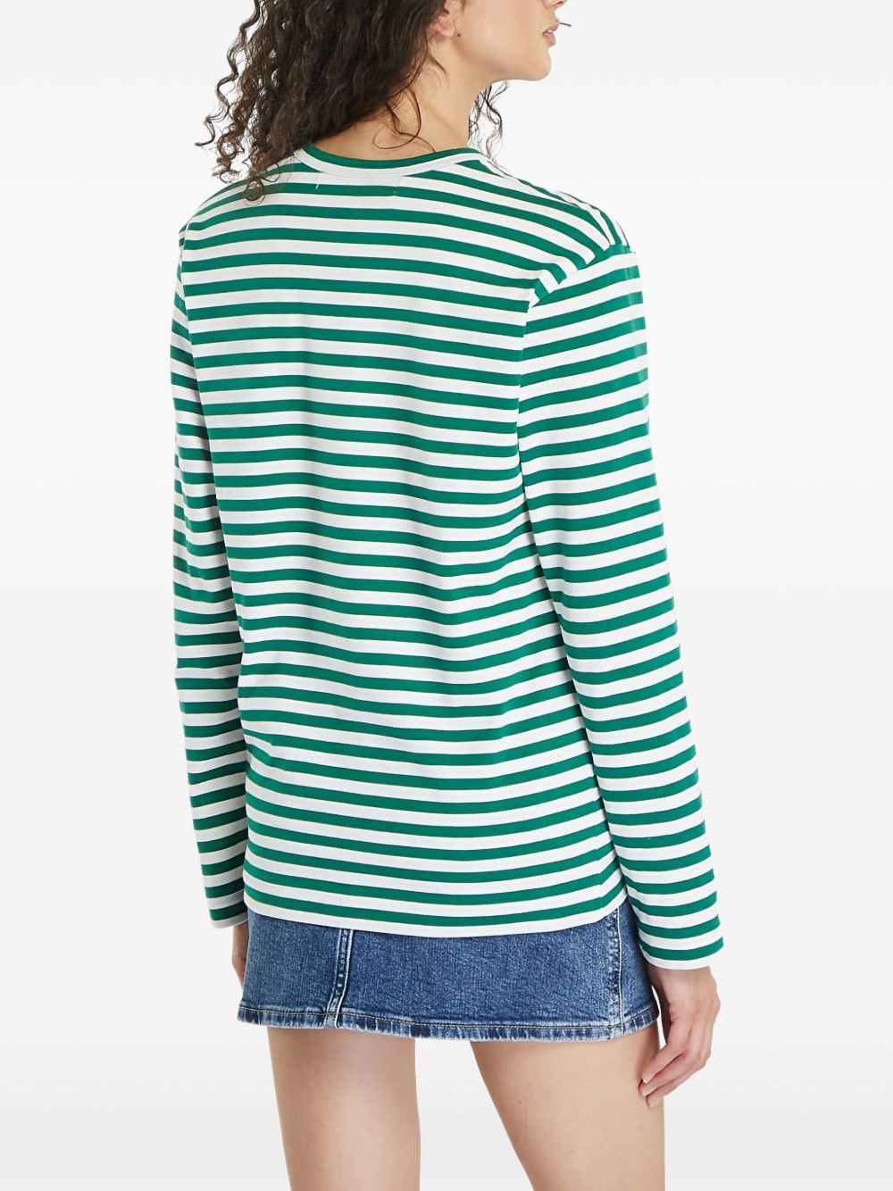 logo-patch cotton T-shirt - 5