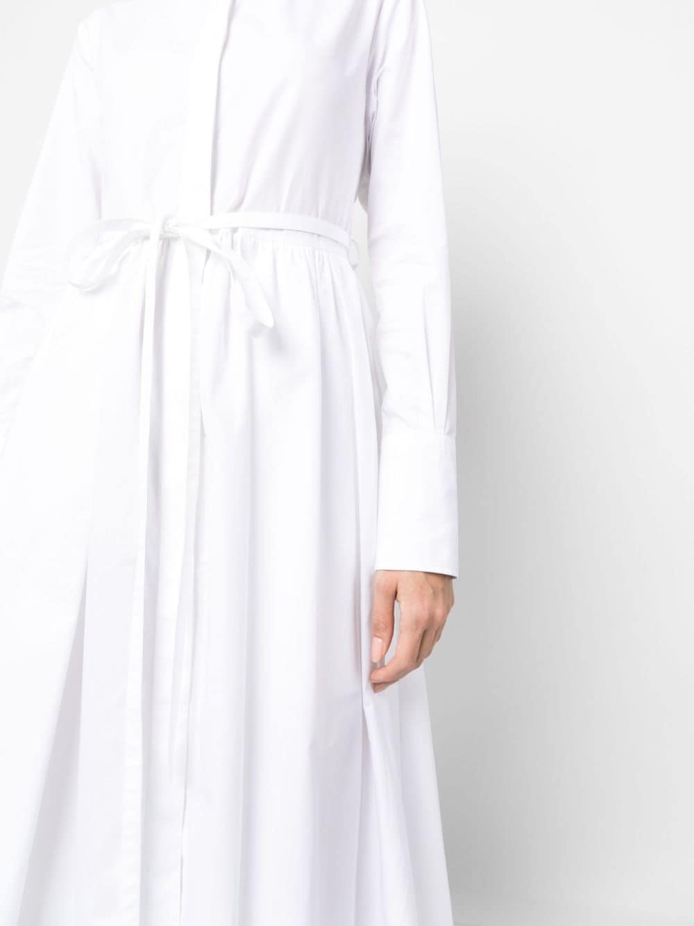 ワンピース PATOU COTTON SHIRT DRESS WITH LOGO EMBROIDERY PATOU embroidered logo shirt dress | REVERSIBLE
