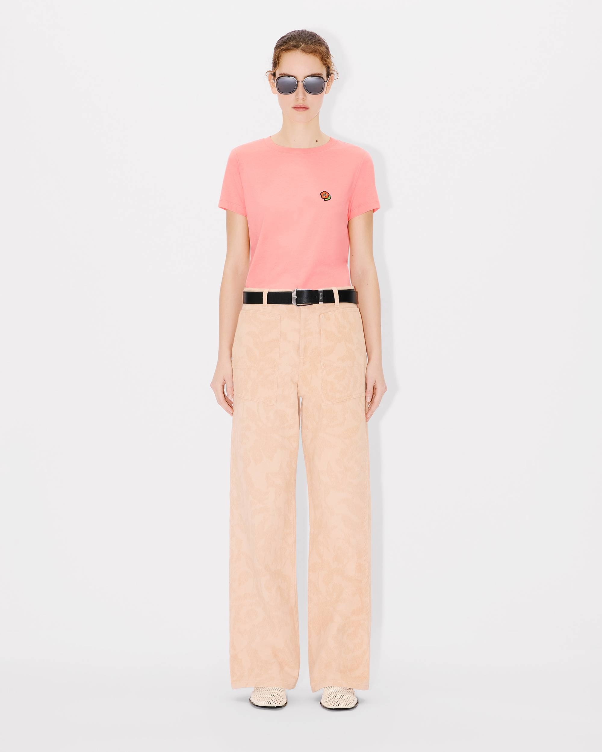 'KENZO Pop' embroidered cotton T-shirt - 5