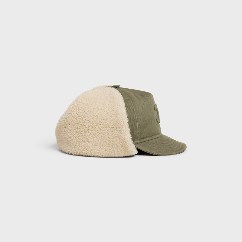 TRIOMPHE CHAPKA HAT IN COTTON GABARDINE 3