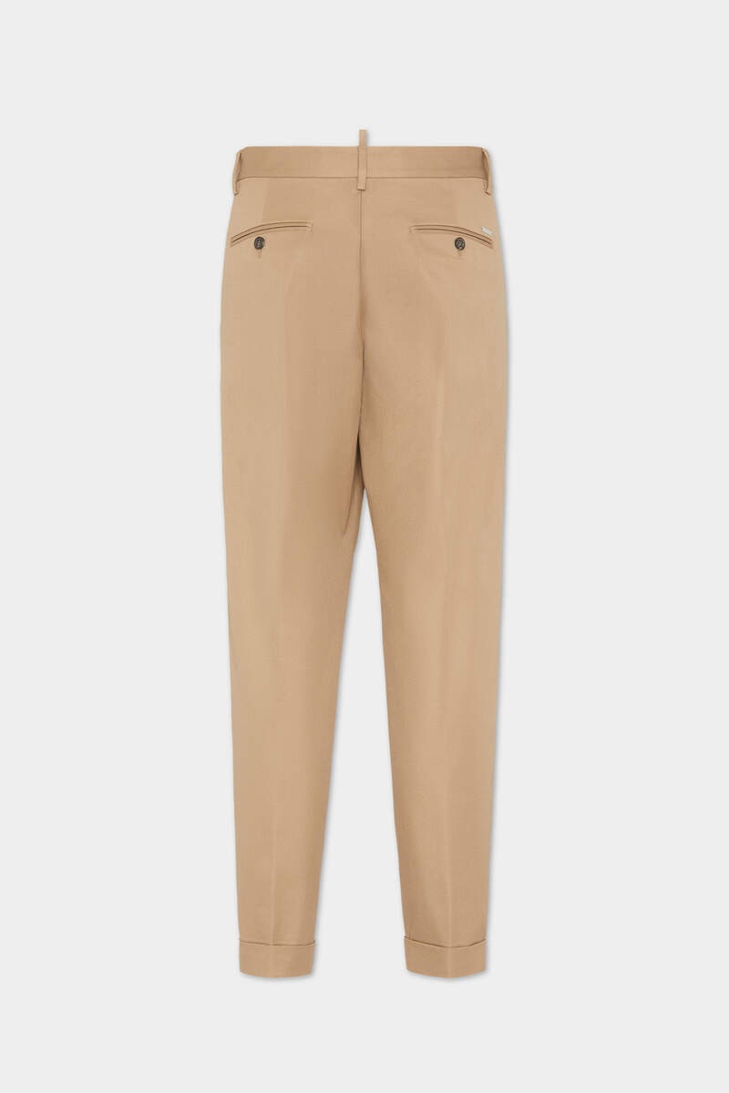 ONE PLEAT COTTON PANT - 2
