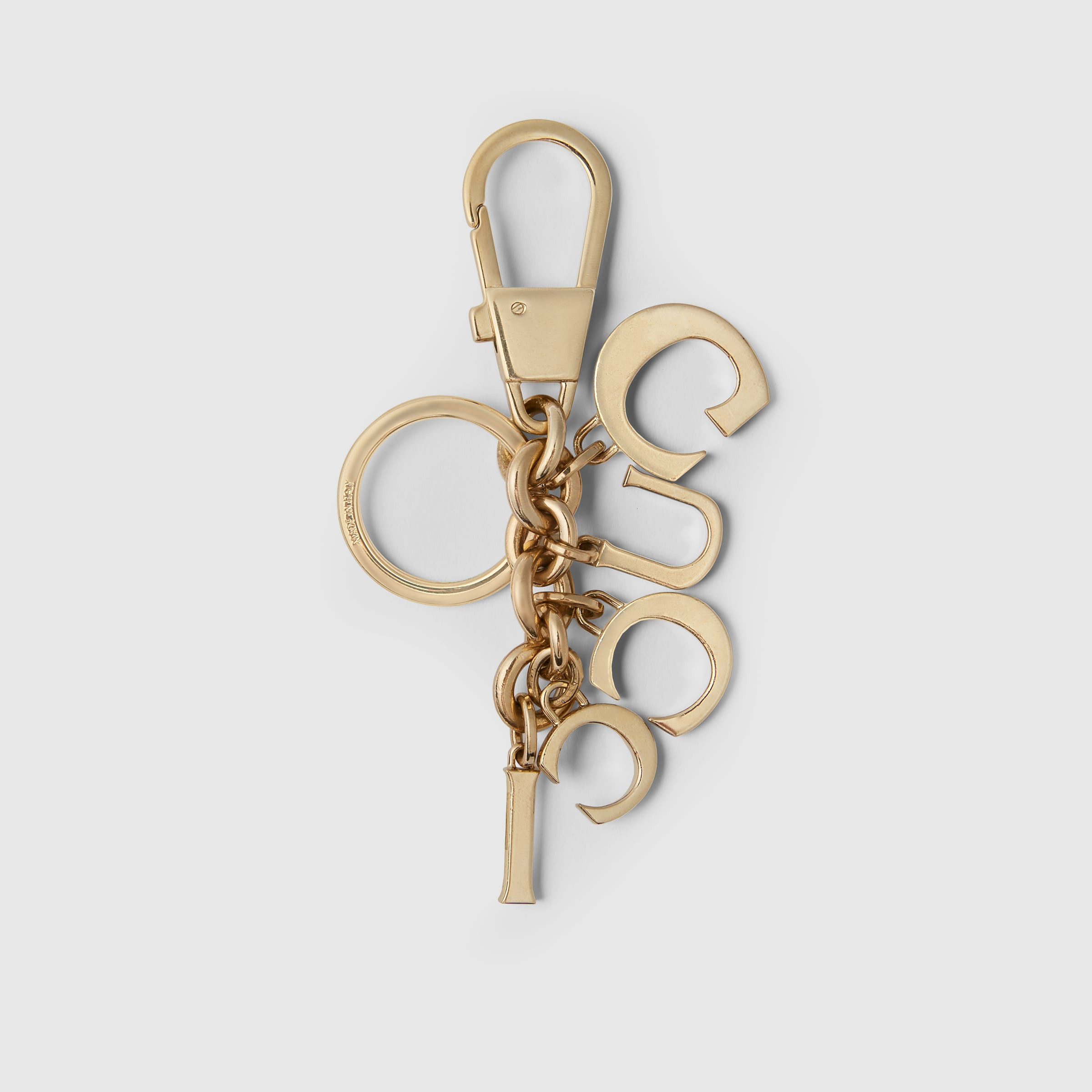 Gucci script keychain - 2