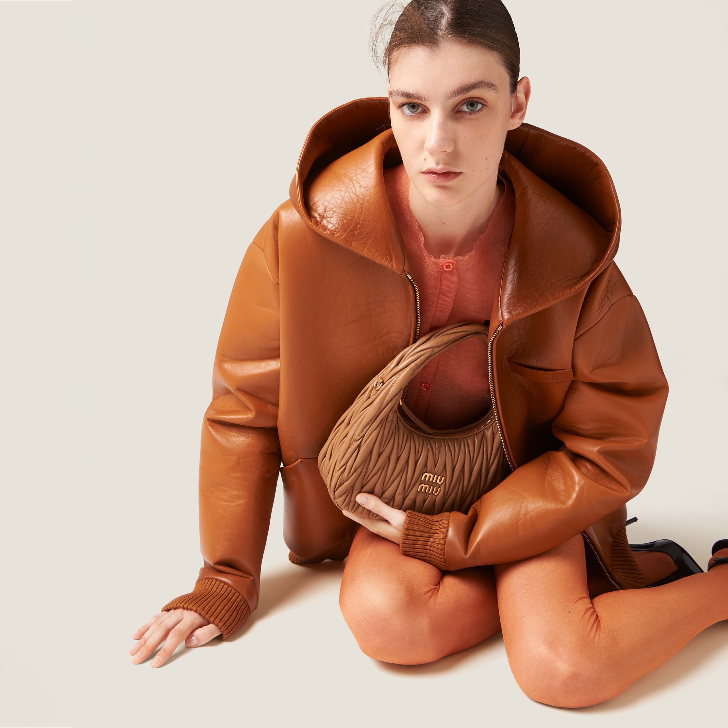 Miu Miu Nappa leather jacket | REVERSIBLE 