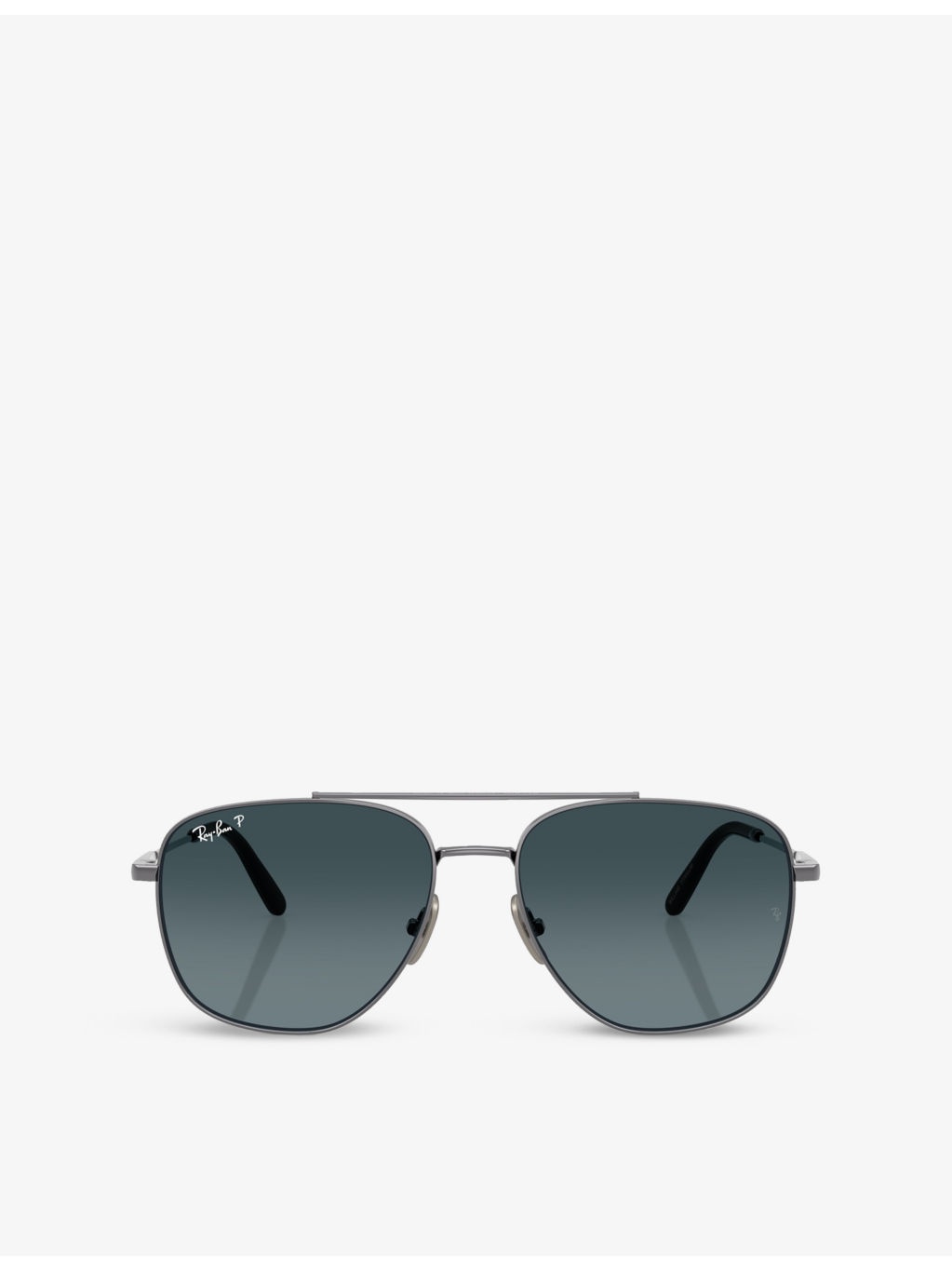RB8097 Square-Shape Titanium Sunglasses - 1