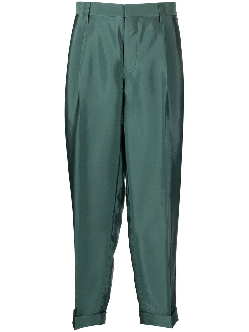 cropped tapered-leg suit trousers 1