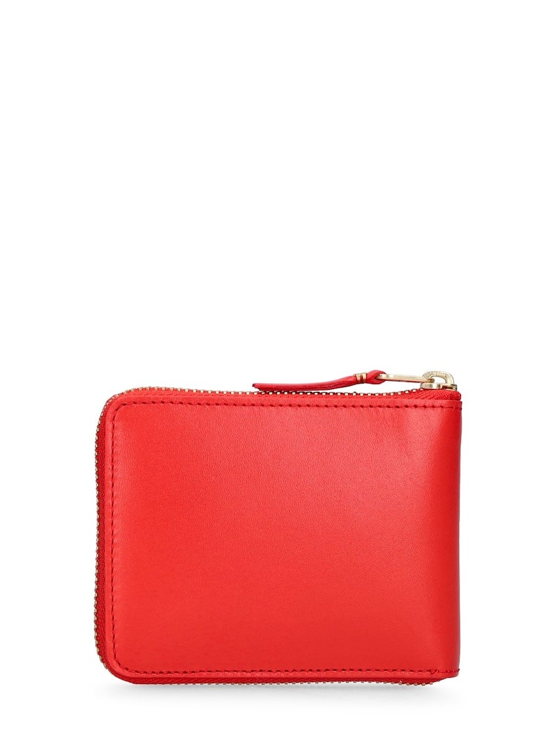 Leather zip wallet - 4