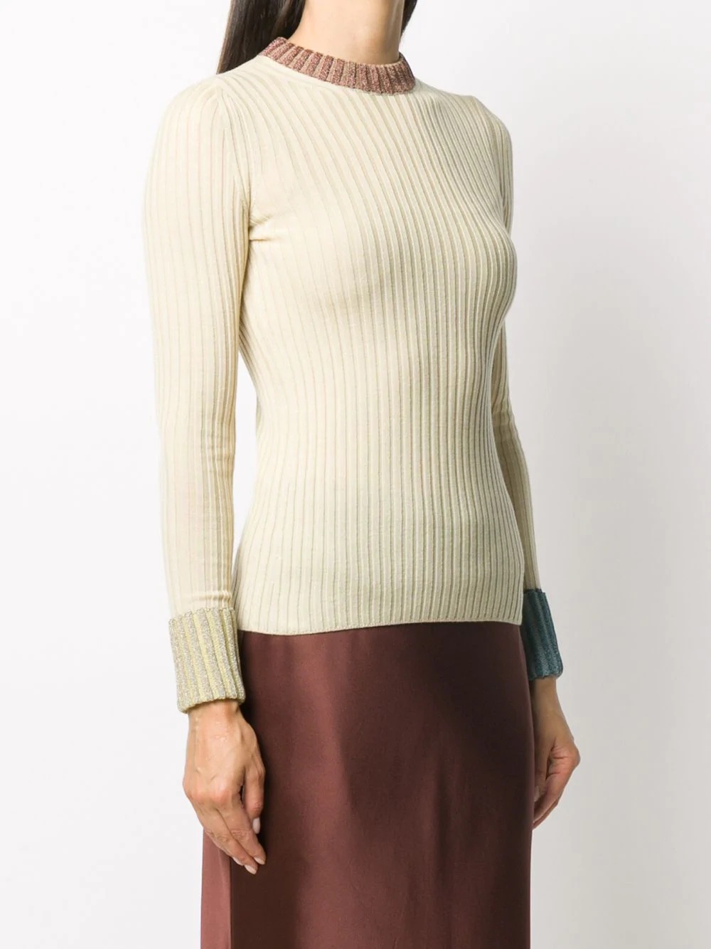 rib-knit jumper - 3