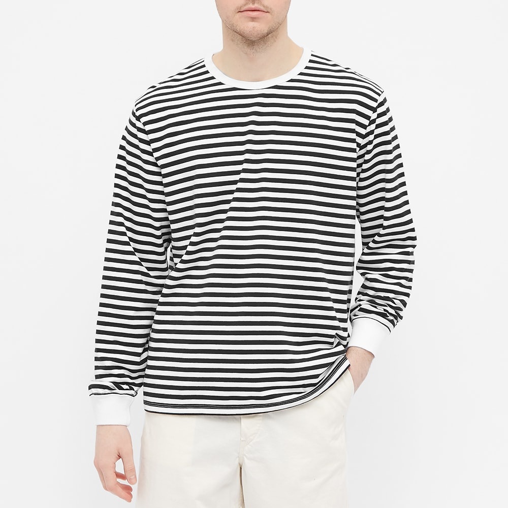 Nanamica Long Sleeve COOLMAX Stripe Tee - 3