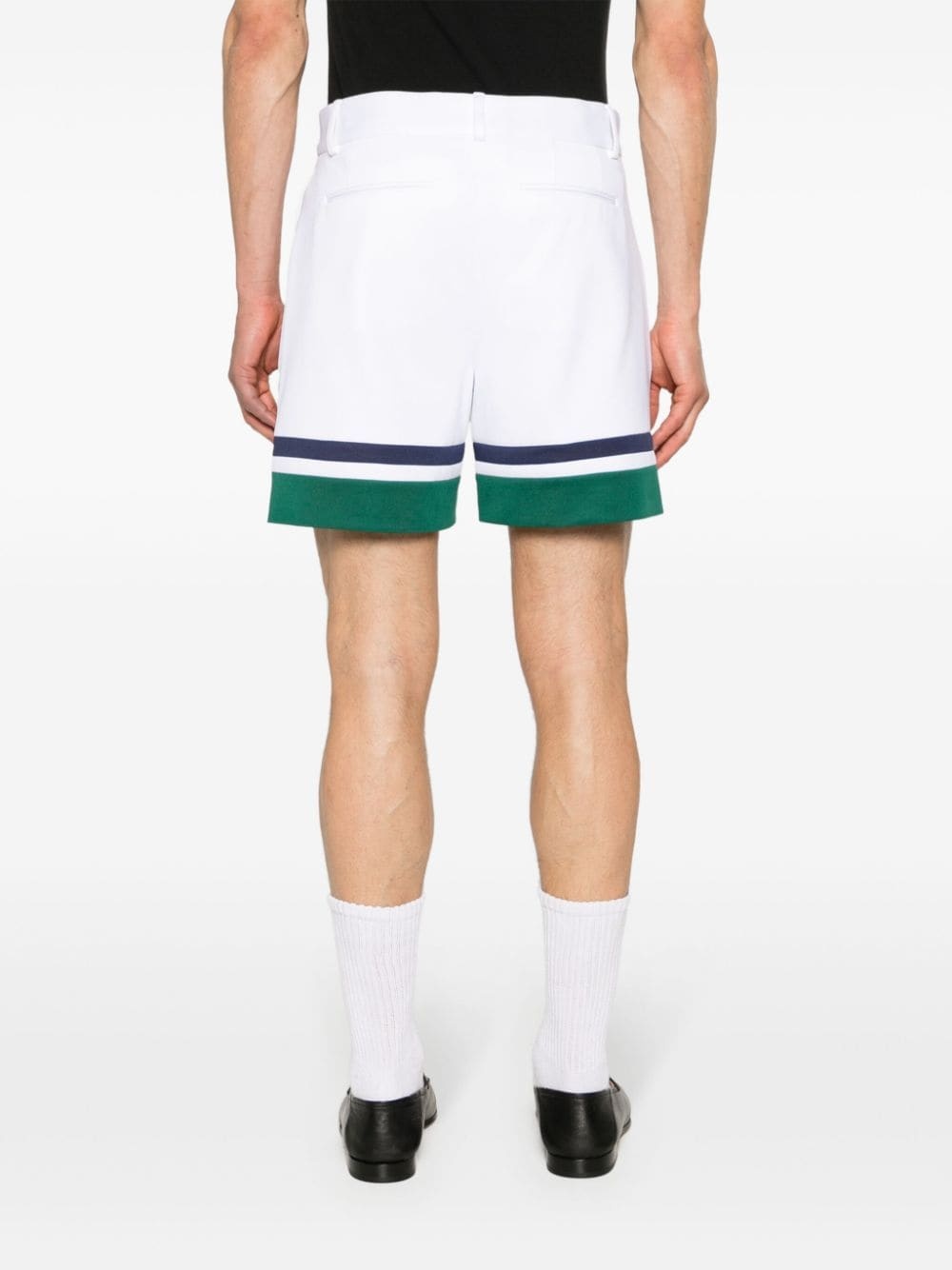 Sports stripe-detail shorts - 4
