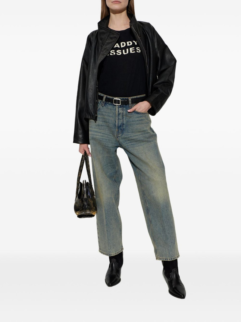 R13 slogan-motif T-shirt outlook