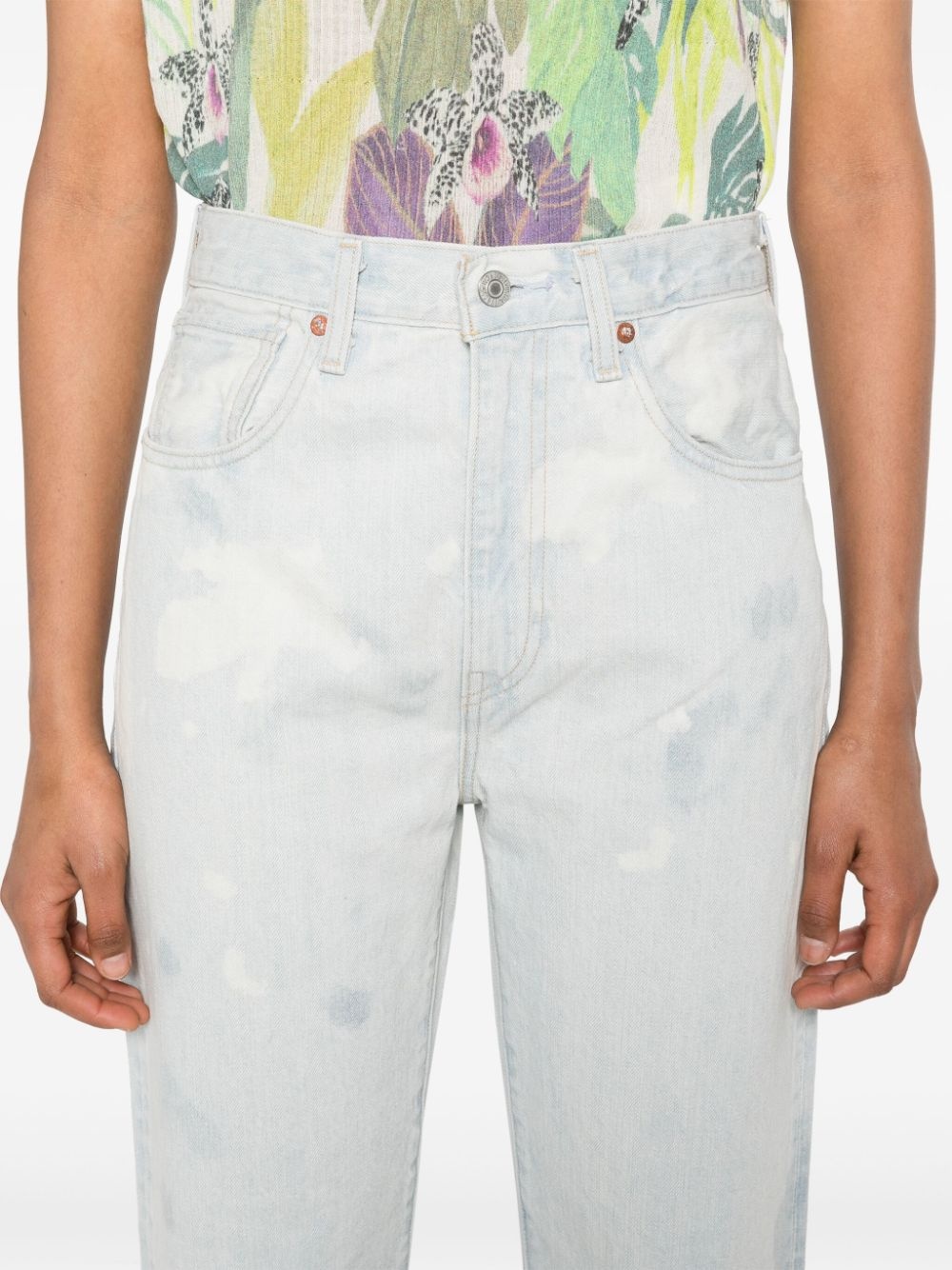 Made In Japan Barrel high-rise straight jeans - 5