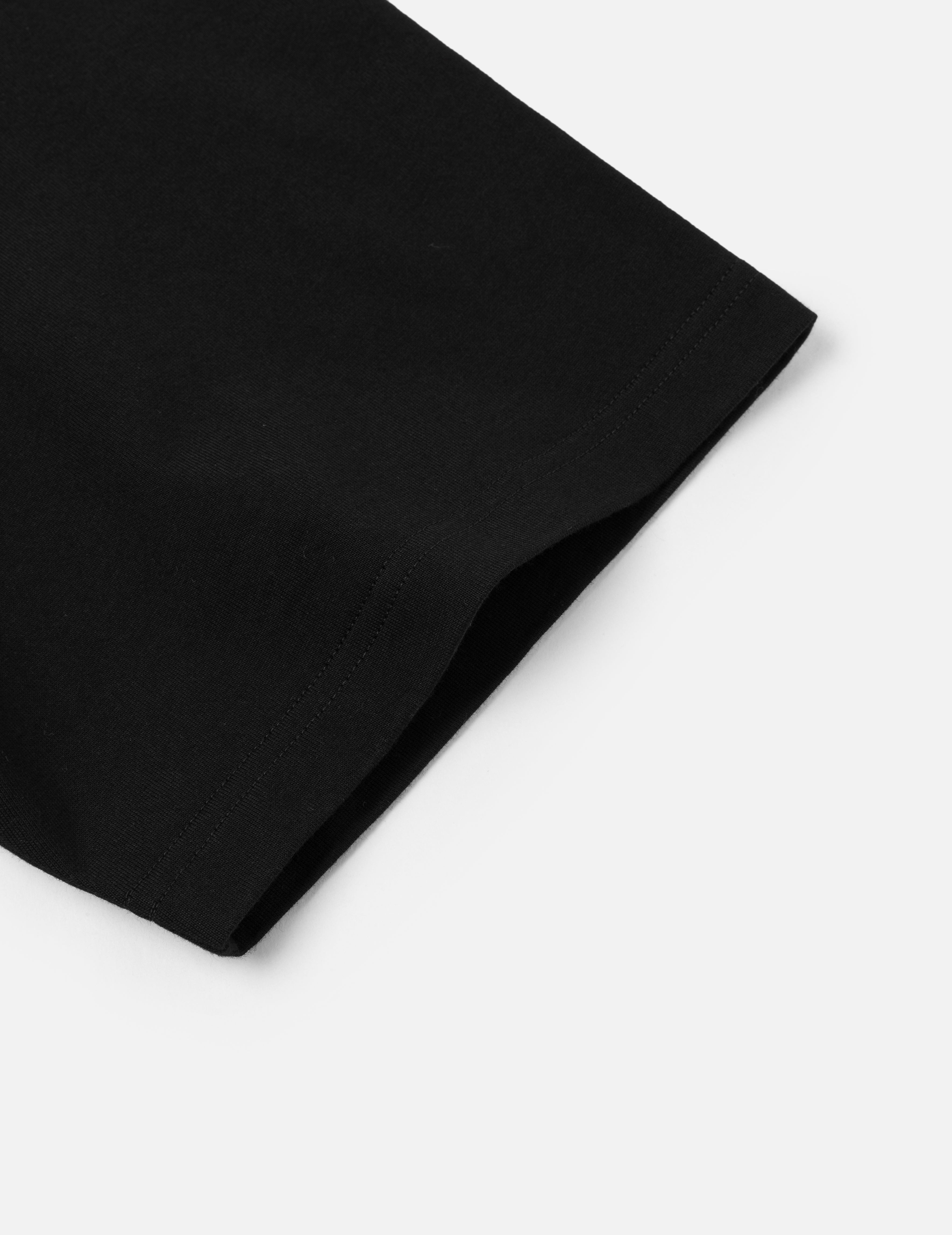 Panel Blocking with Colorful Logo Print Loose Fit T-Shirt - 8