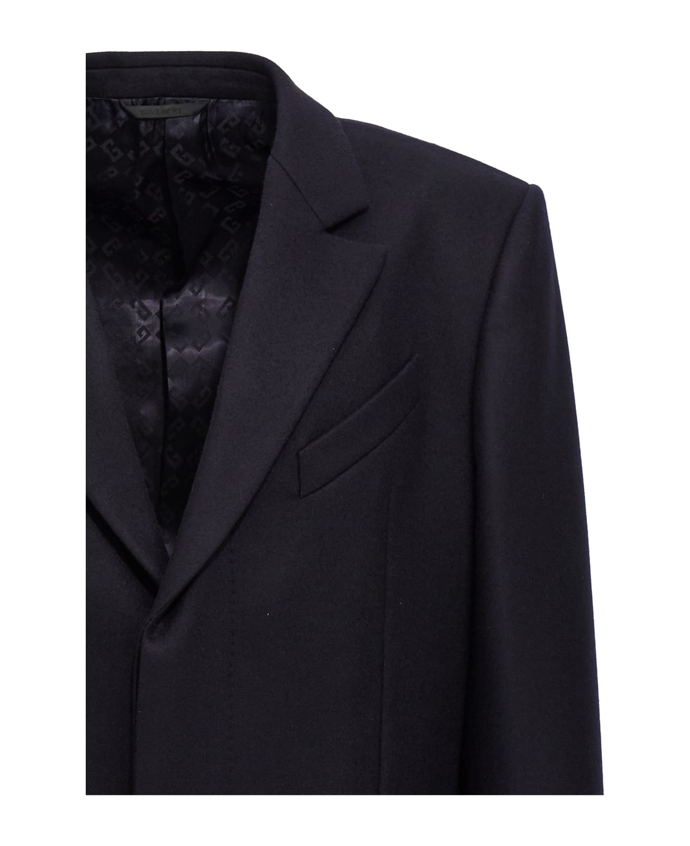 Single-breasted Long Coat - 3