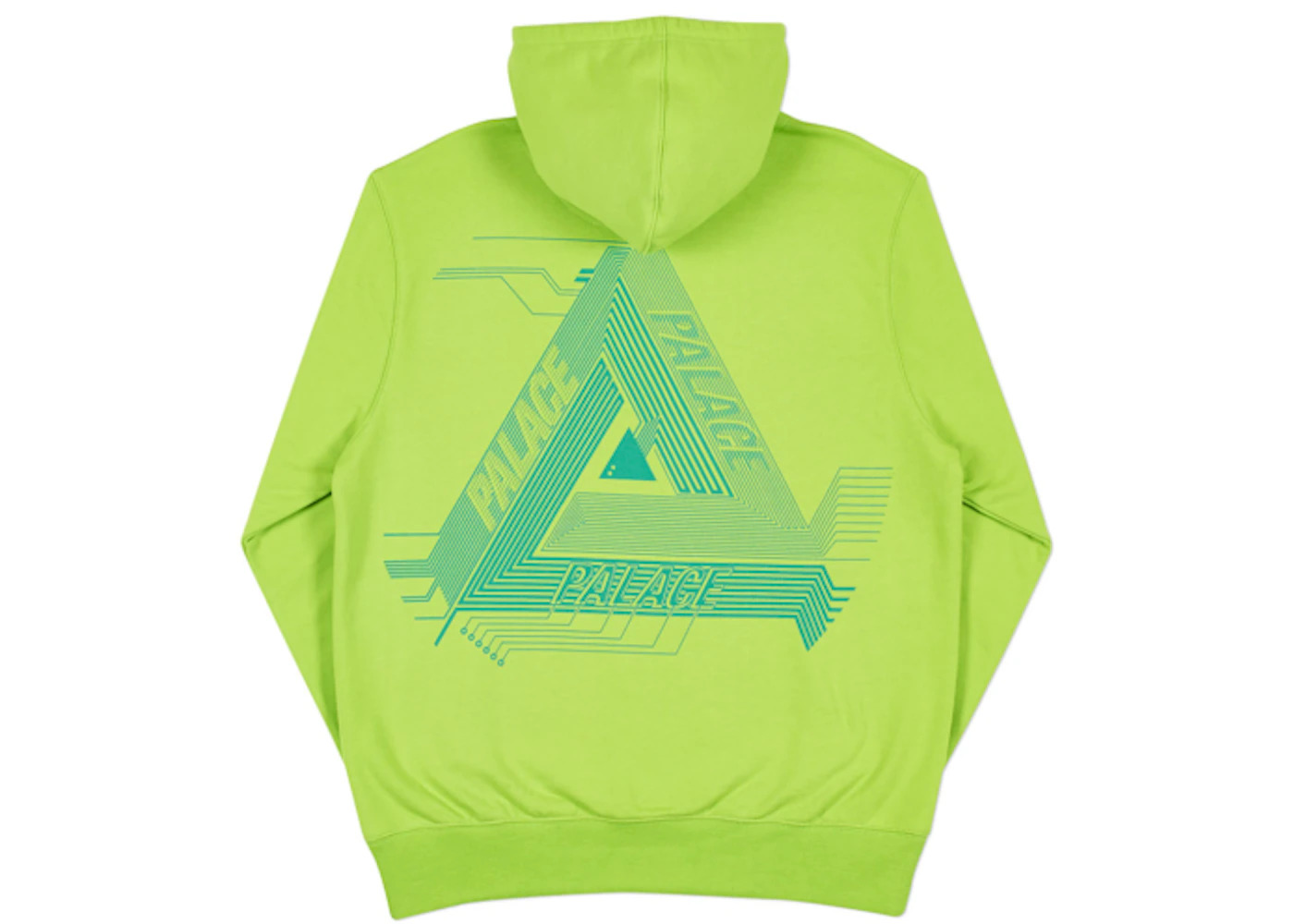 Palace Surkit Hood Lime Green/Blue - 2