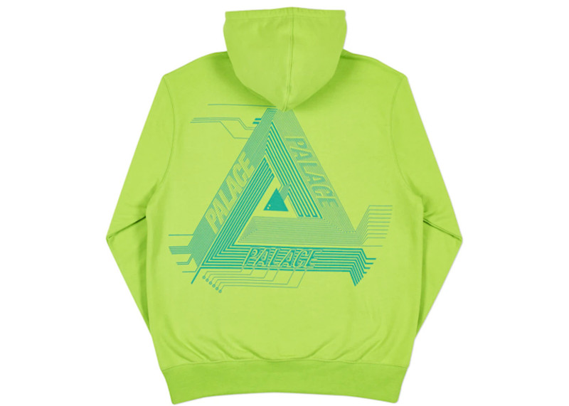 PALACE Palace Surkit Hood Lime Green/Blue outlook