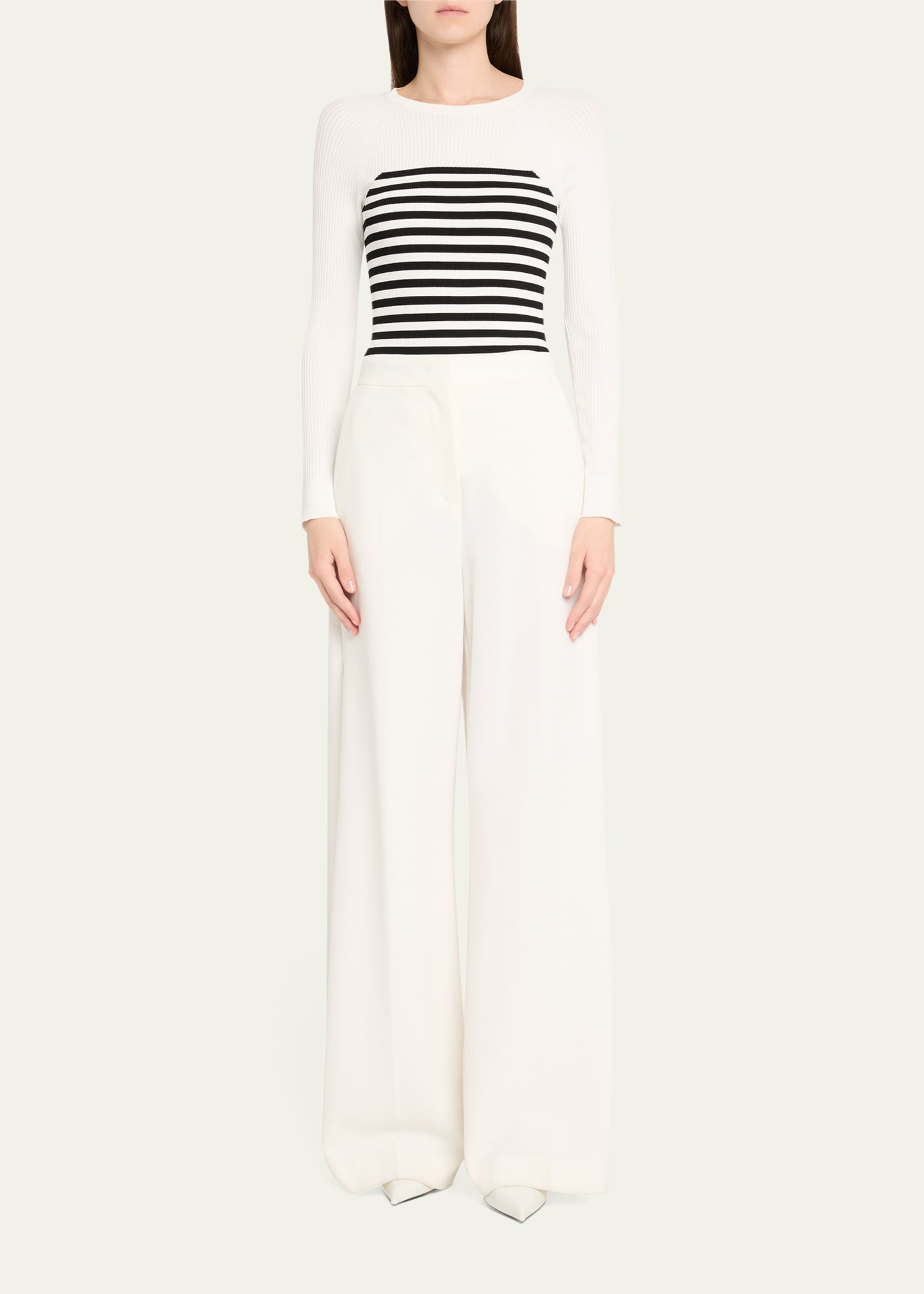 Braies Stripe Ribbed Top - 2