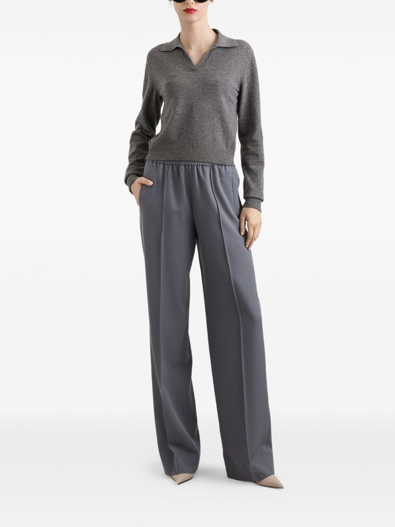Dolce & Gabbana raised-seam elastic-waist trousers outlook