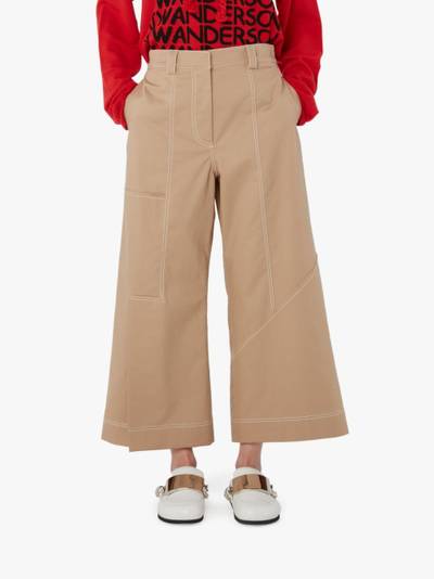 JW Anderson CROPPED WIDE LEG TROUSERS outlook