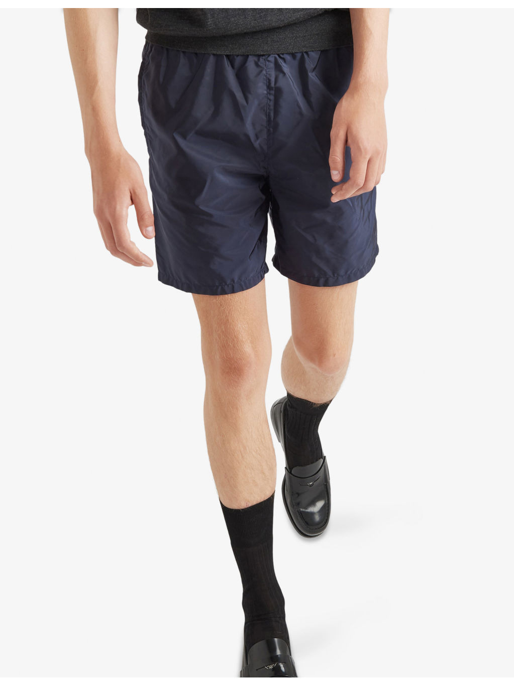 Triangle-Logo Re-Nylon Swim Trunks - 3