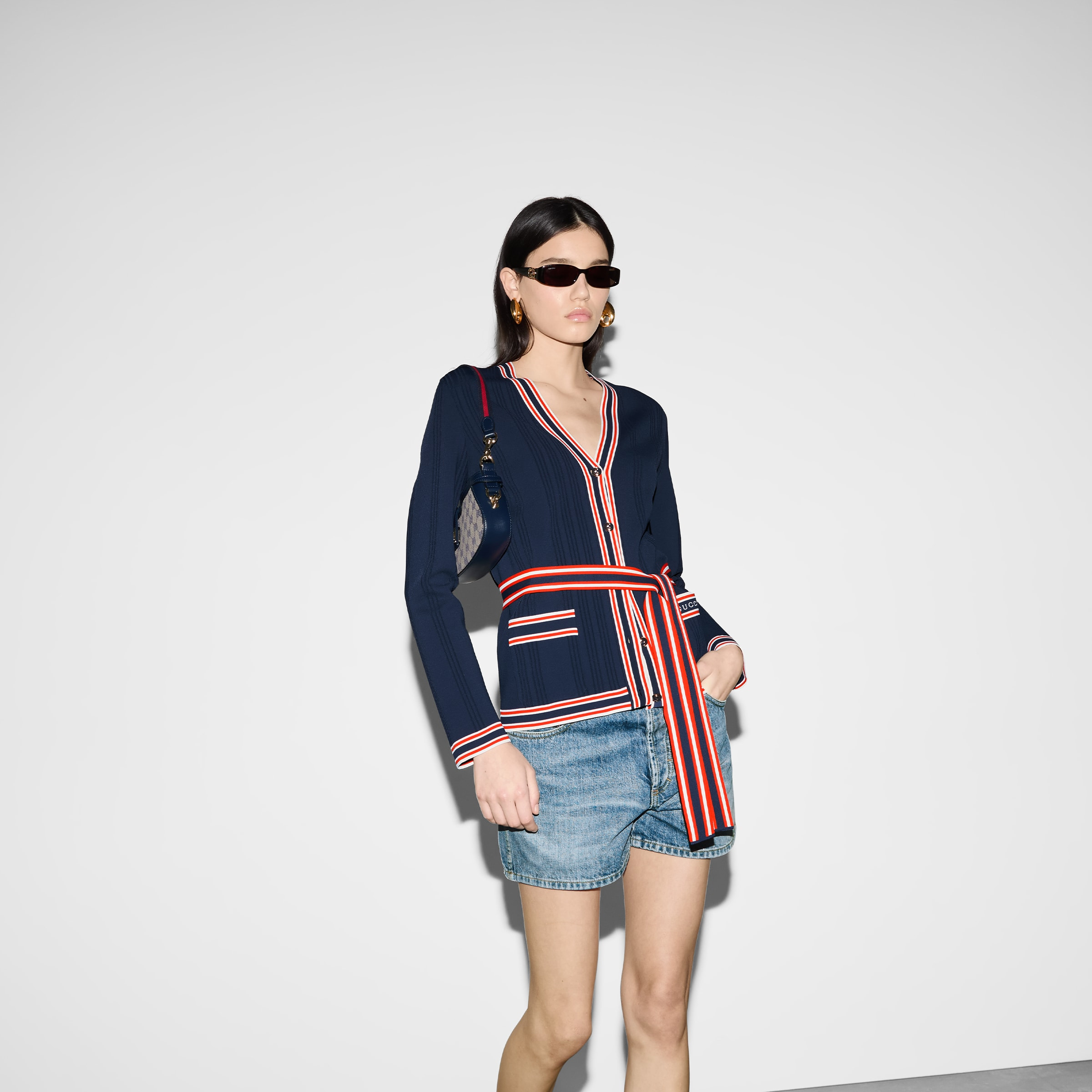 Stretch viscose cardigan - 6