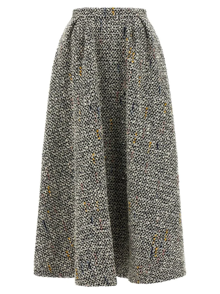 Alessandra Rich Tweed Skirt - 1