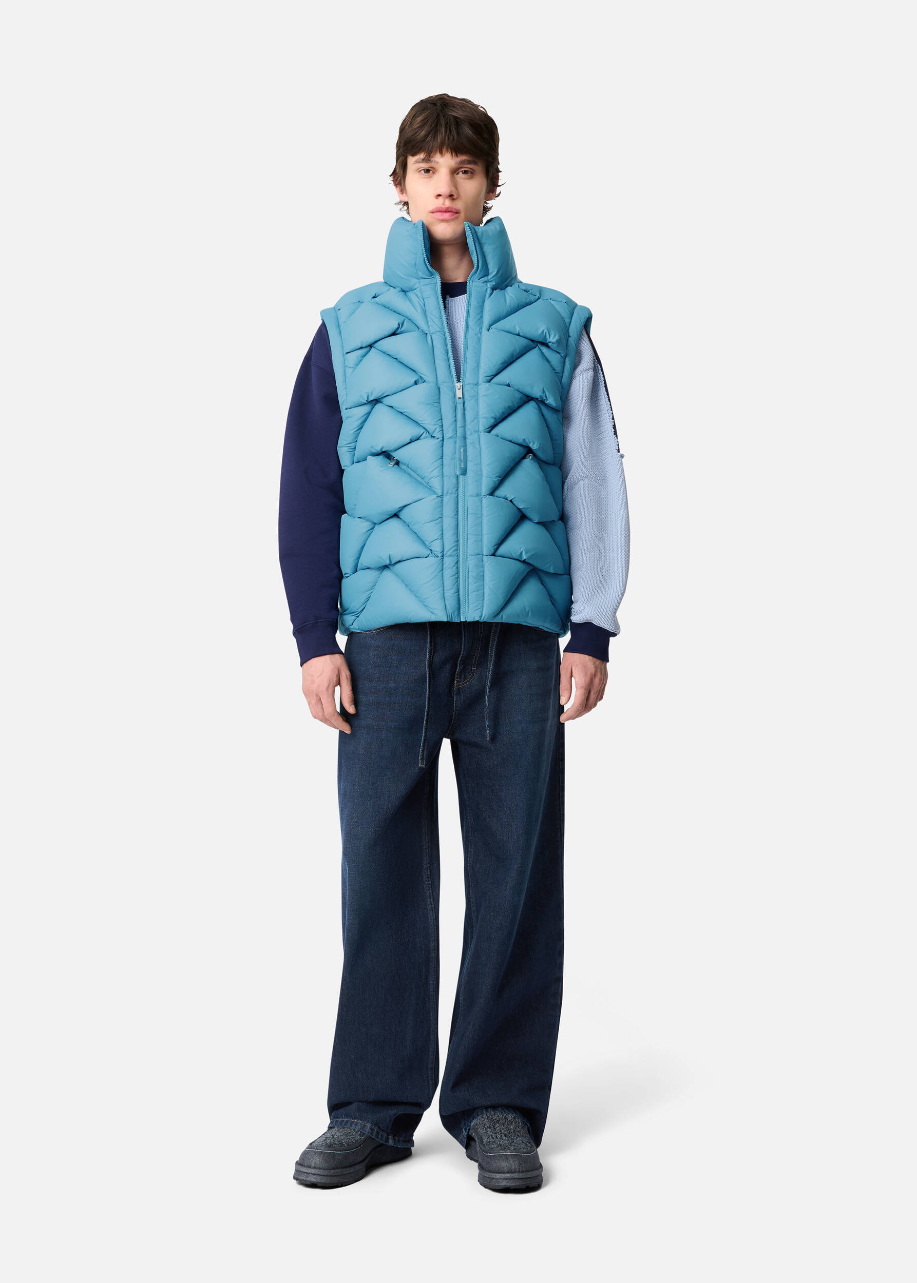 Knit Puffer Vest - 4