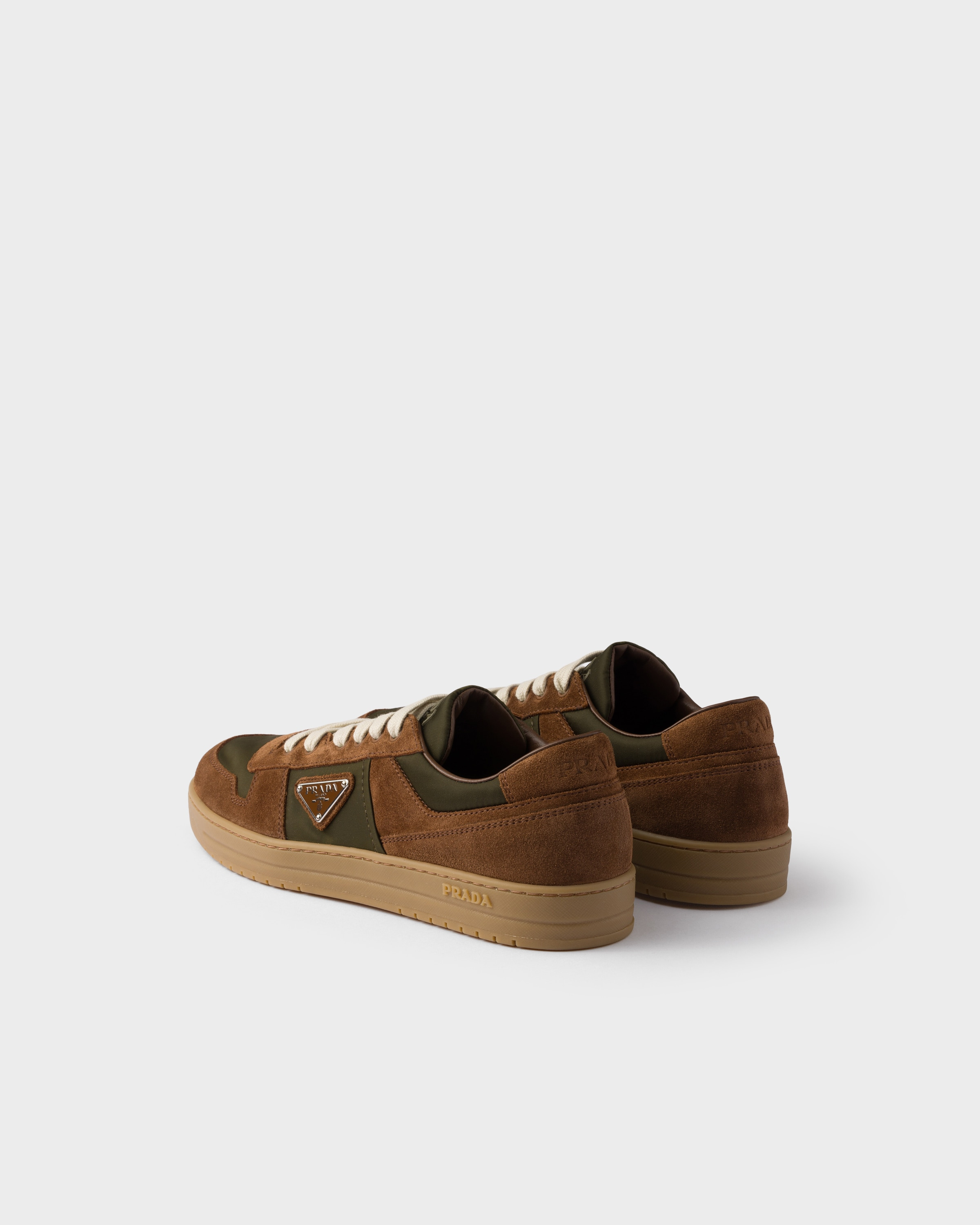 Downtown Re-Nylon and suede sneakers - 4