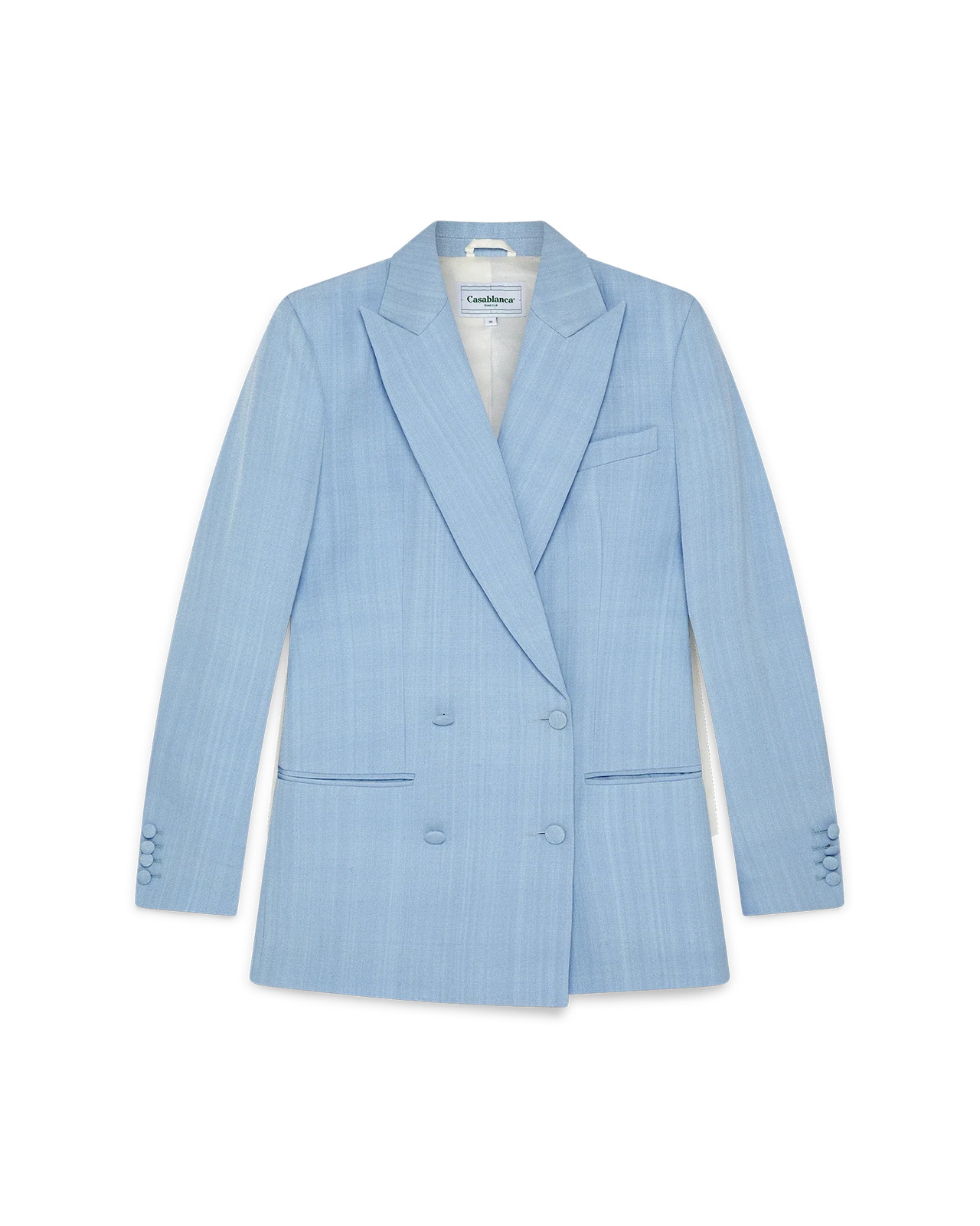 Double Breasted Tailored Blazer - 1