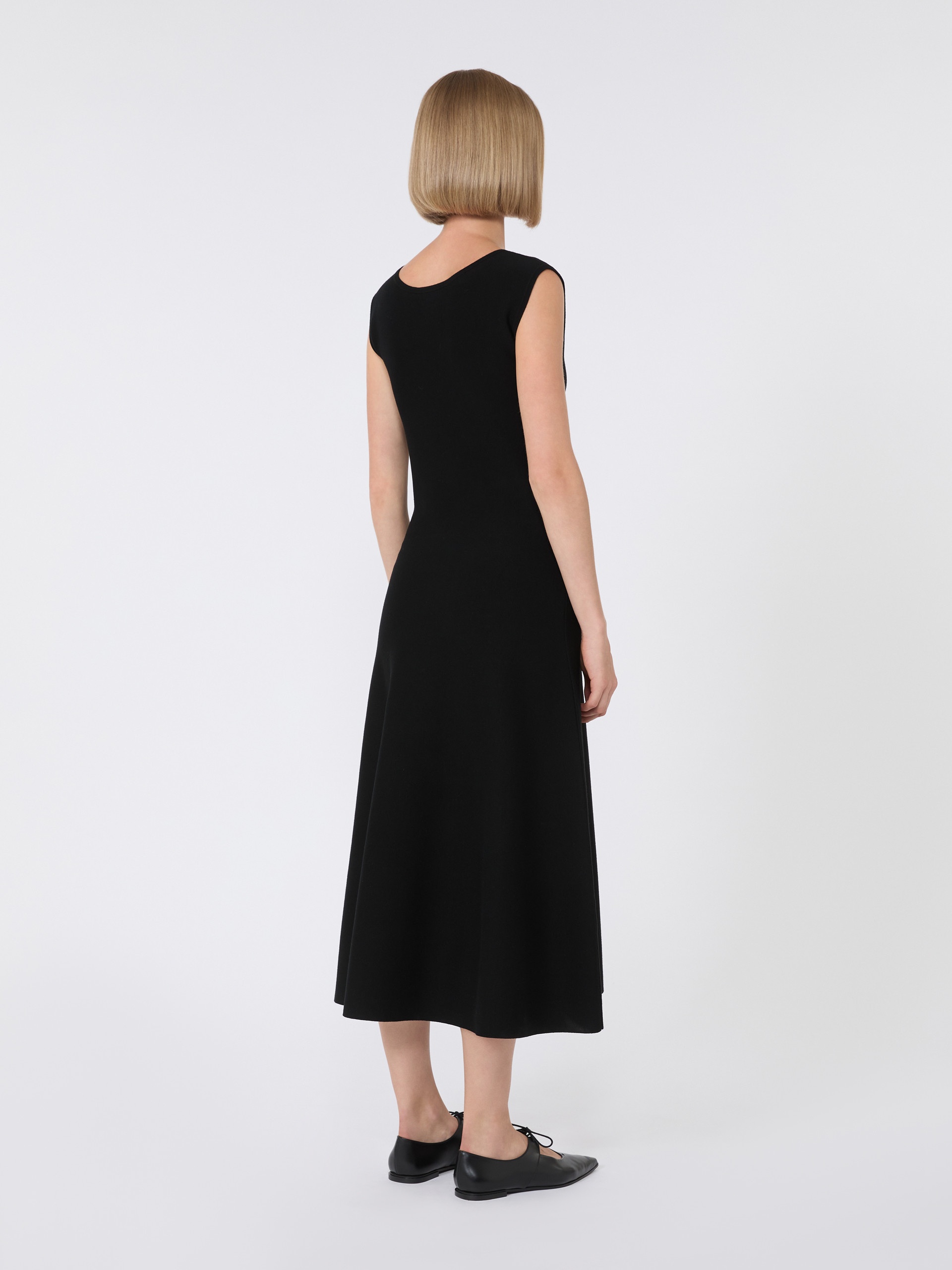 FURETTO Stretch viscose calf-length dress - 4