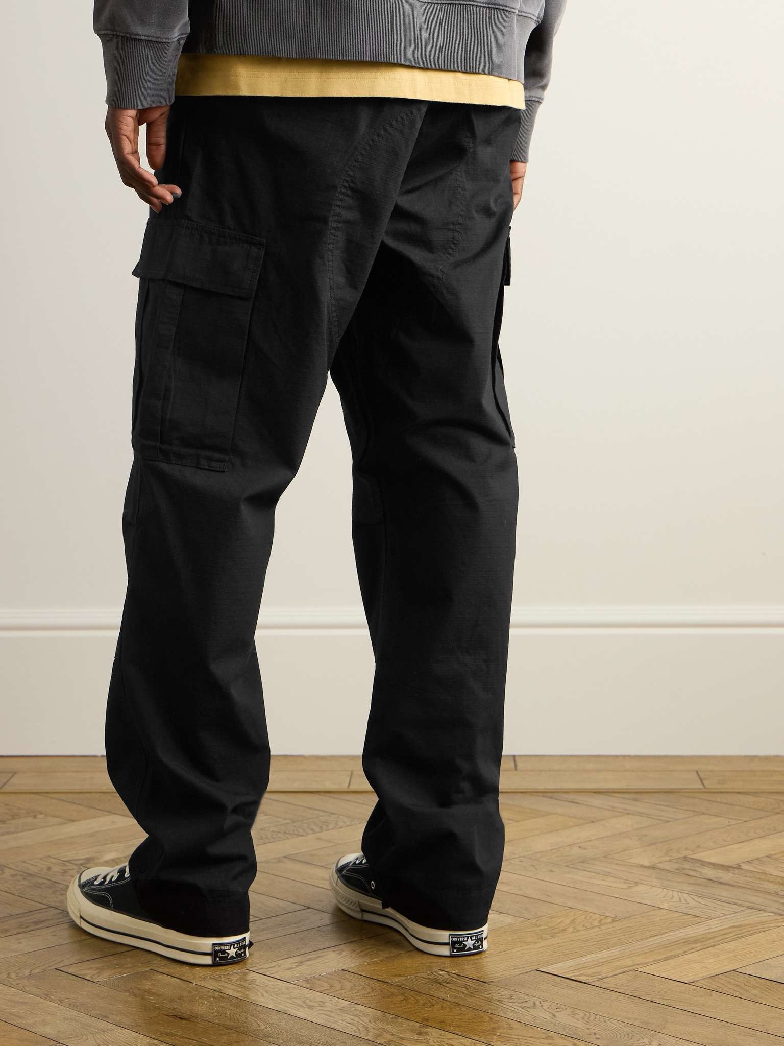 Straight-Leg Cotton-Ripstop Cargo Trousers - 4