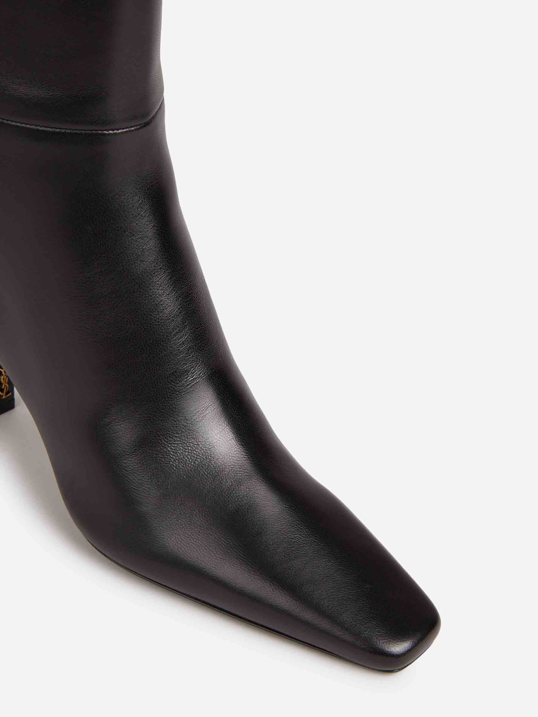 JIL POINTED LEATHER BOOTS - 5