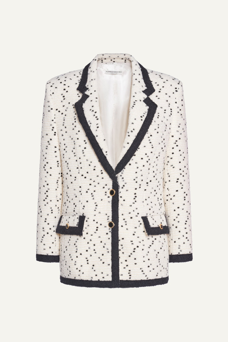 OVERSIZED TWEED BOUCLE JACKET 1