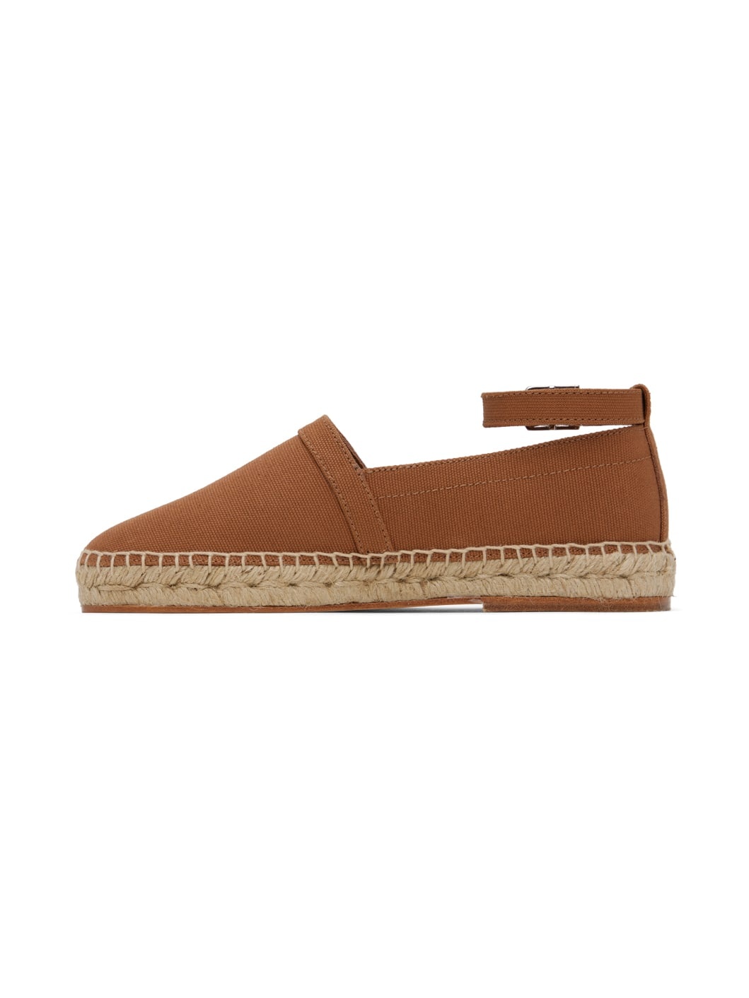 Brown Ankle Strap Espadrilles - 3