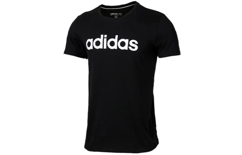 adidas adidas M Ce Gra Logo Printing Sports Short Sleeve Black DM4285 outlook