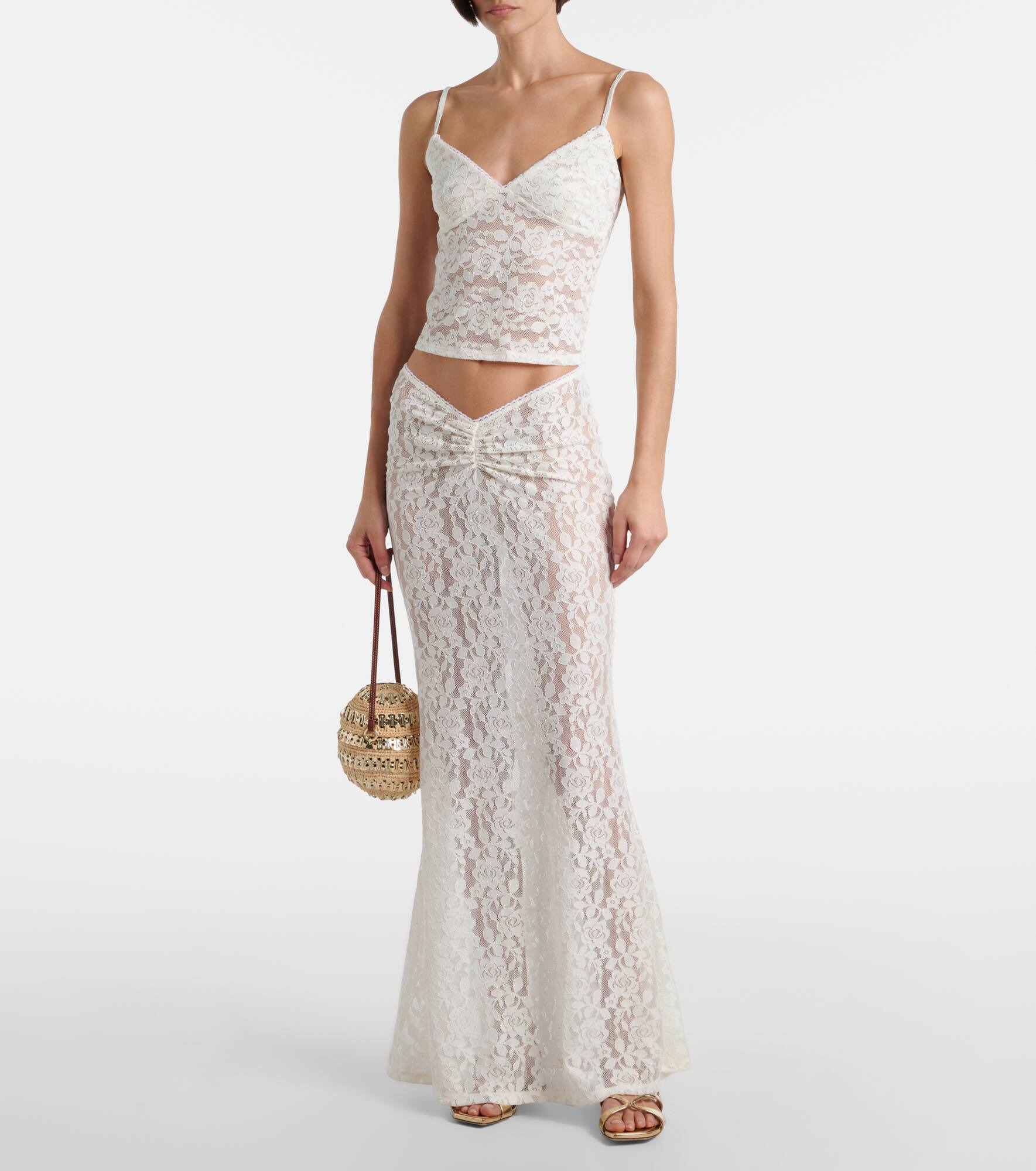Floral lace top - 2